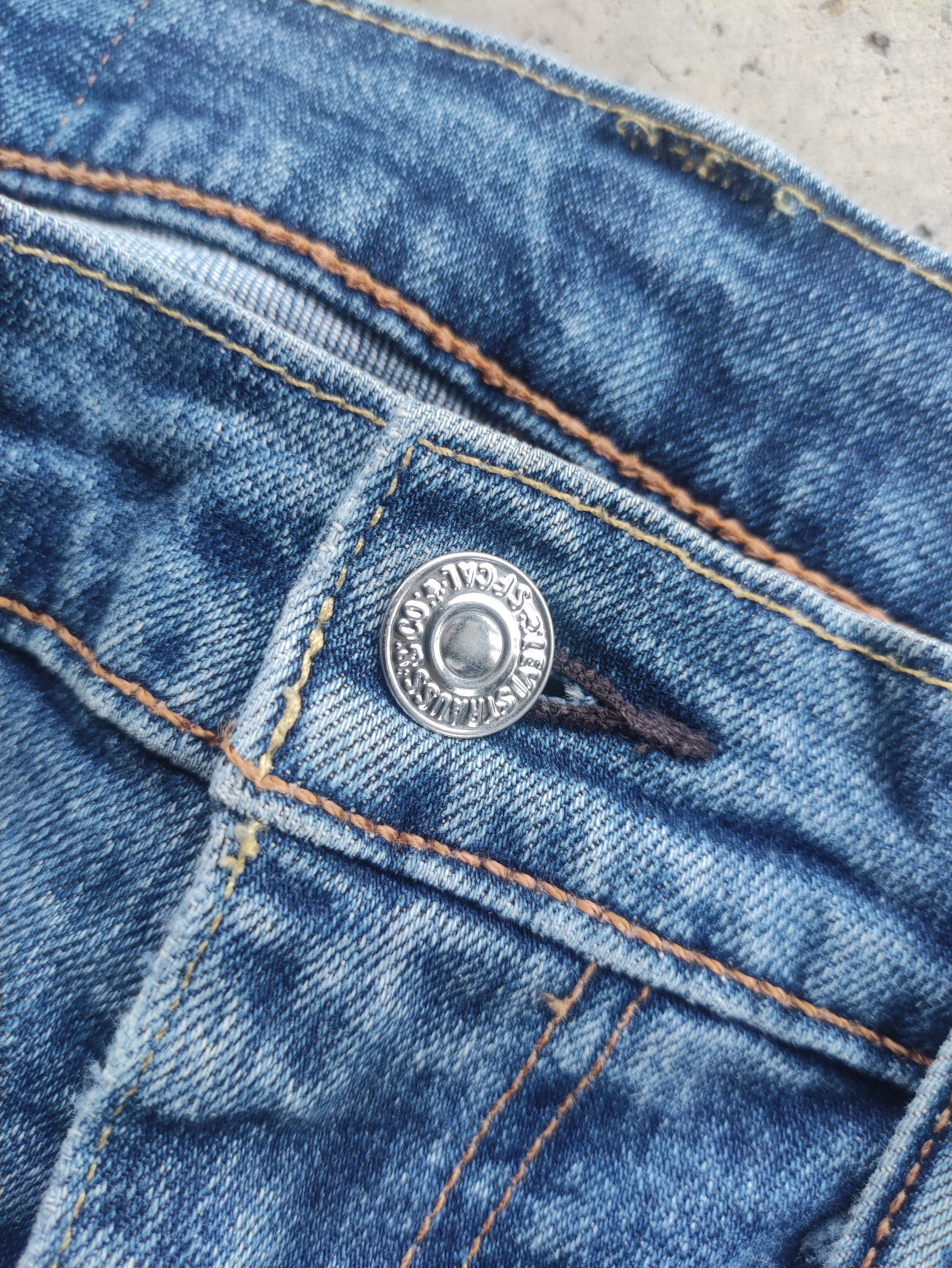 Levi's Vintage Levis 511 Jean Distressed Faded Denim Size US 31 - 5 Thumbnail
