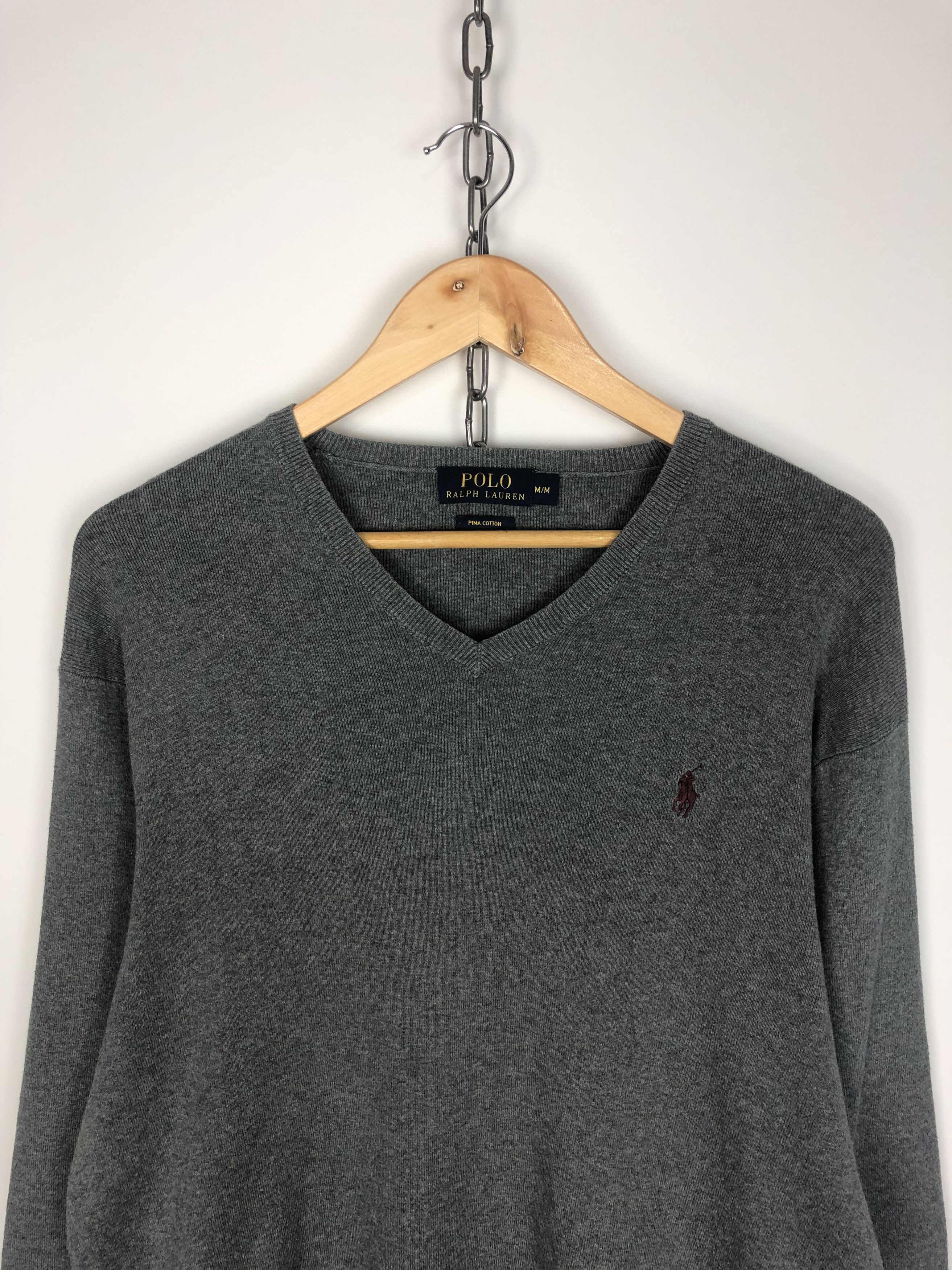 Polo Ralph Lauren Polo Ralph Lauren Sweater Grey Pullover size M Size US M / EU 48-50 / 2 - 2 Thumbnail