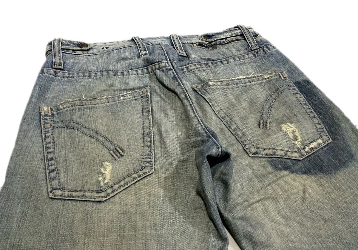 Japanese Brand × Neil Barrett 🔥Archived Neil Barret Distressed Denim Zipper Multi Pockets Size US 32 / EU 48 - 10 Thumbnail