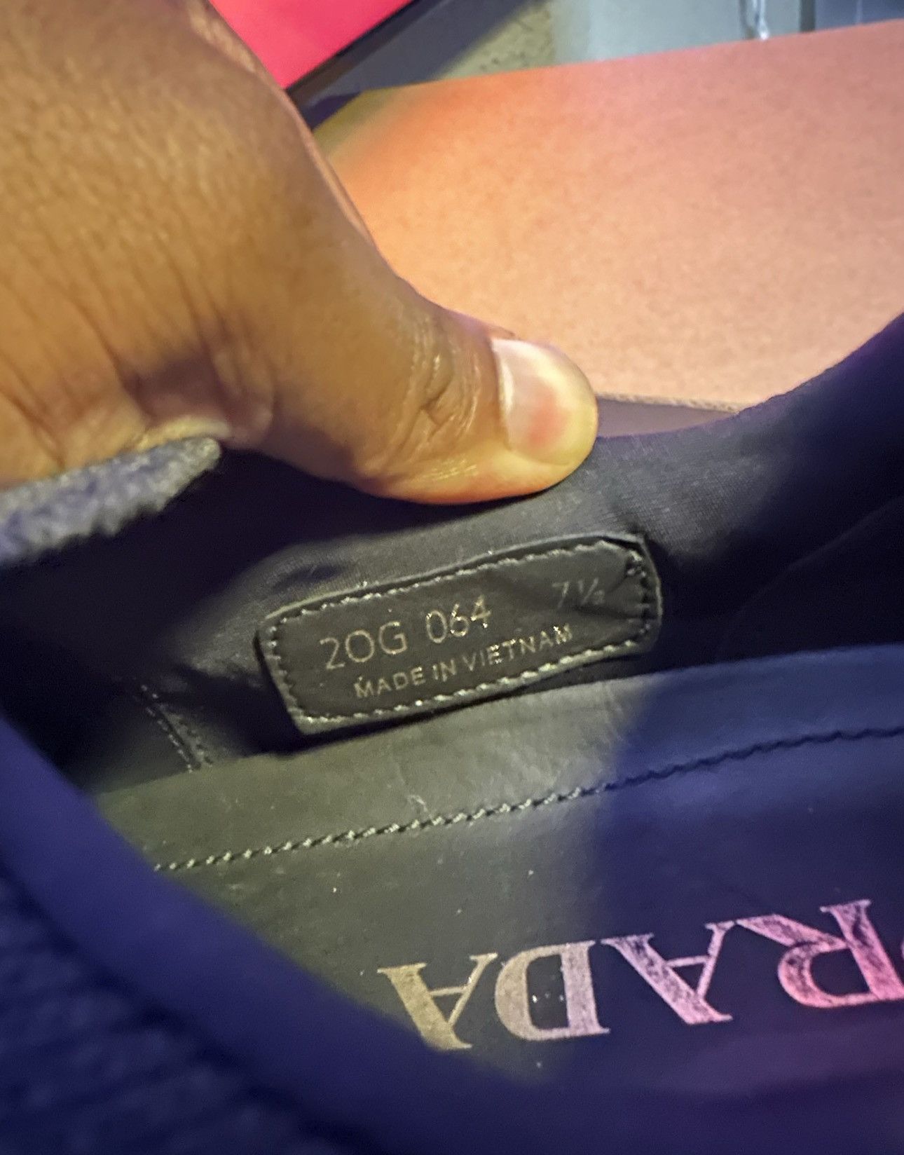 PRADA CLOUDBUST TRAINER