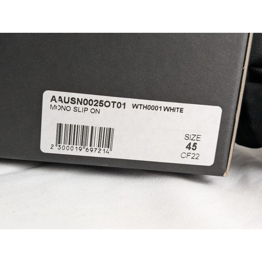 1017 ALYX 9SM o1rshd1 Mono Slip on in White Size US 12 / EU 45 - 12 Thumbnail