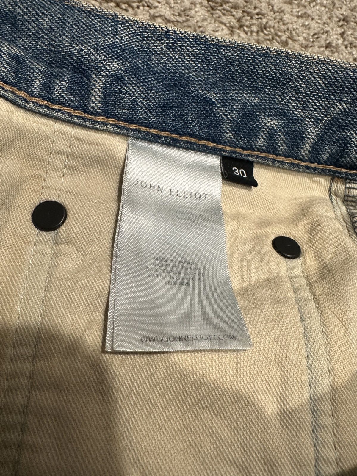 John Elliott The Daze Scrivvles Size US 30 / EU 46 - 4 Thumbnail