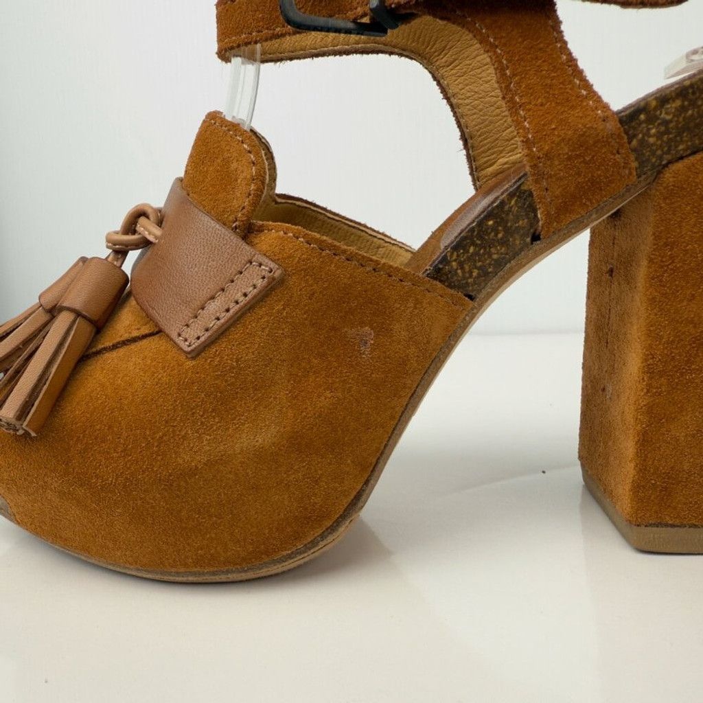 Other FRED DE LA BRETONNIÈRE Boho 70's Tassel Platform Sandals 36 Size US 6 / IT 36 - 7 Thumbnail