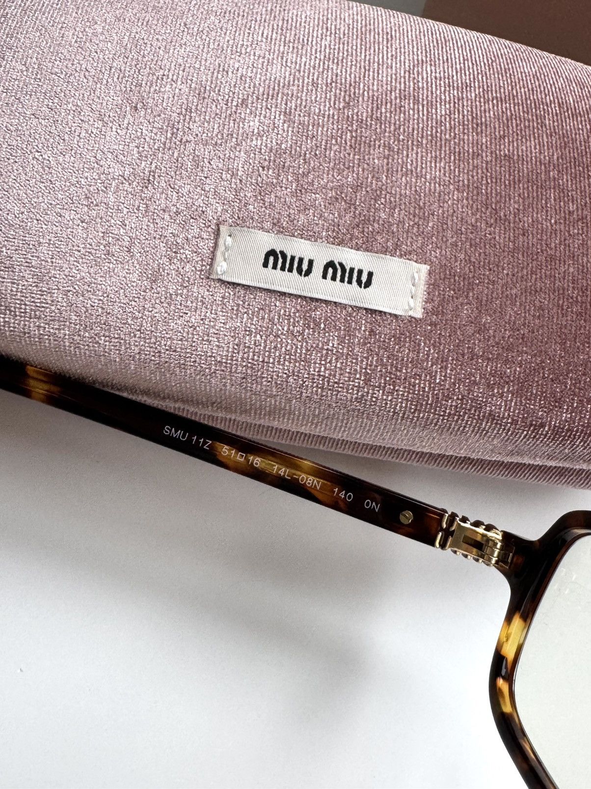 Miu Miu × Vintage NEW Miu Miu sunglasses SMU 11ZS 14L-08N Size ONE SIZE - 10 Thumbnail