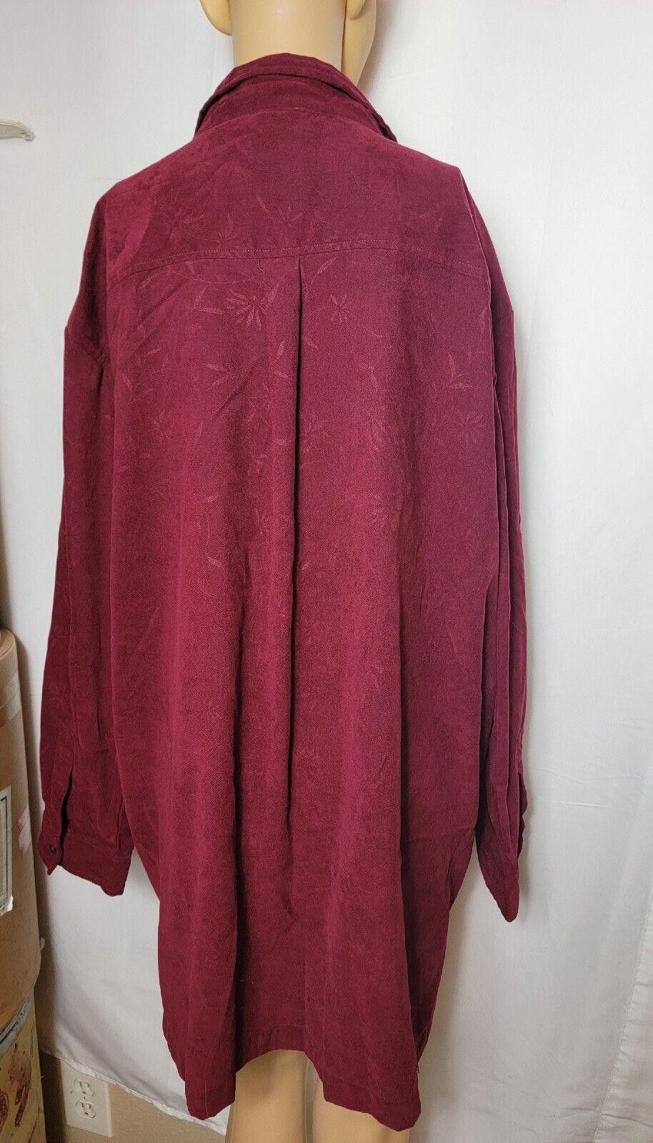 Designer Vintage Womens Blouse Flowers Willow Bay Plus Size 22w 24w Size 3XL / US 20-22 - 4 Thumbnail