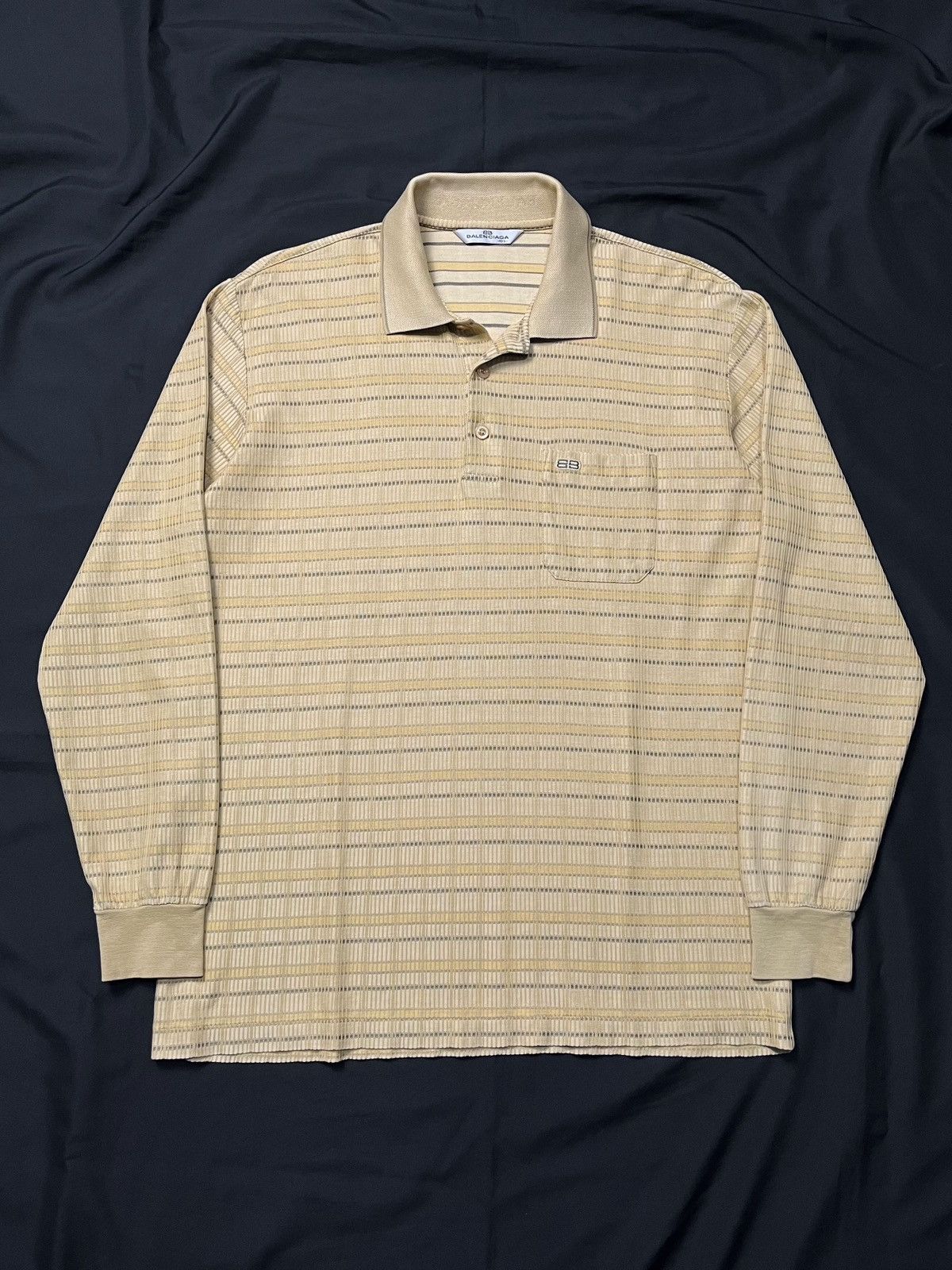 Balenciaga Vintage Balenciaga Golf Polo Shirt Size US L / EU 52-54 / 3 - 2 Thumbnail