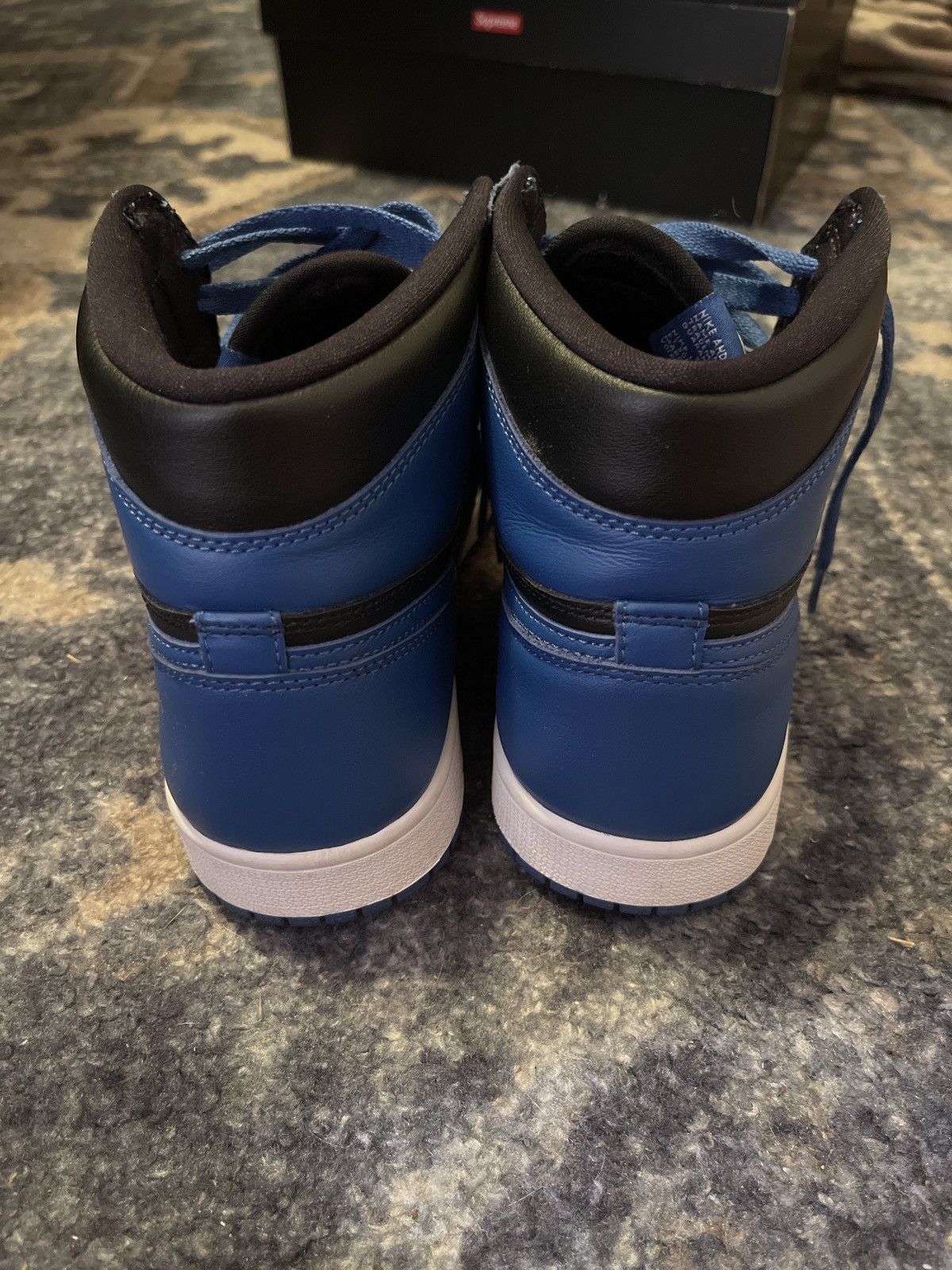 Jordan Brand × Nike Air Jordan 1 high retro in blue Size US 9.5 / EU 42-43 - 4 Thumbnail