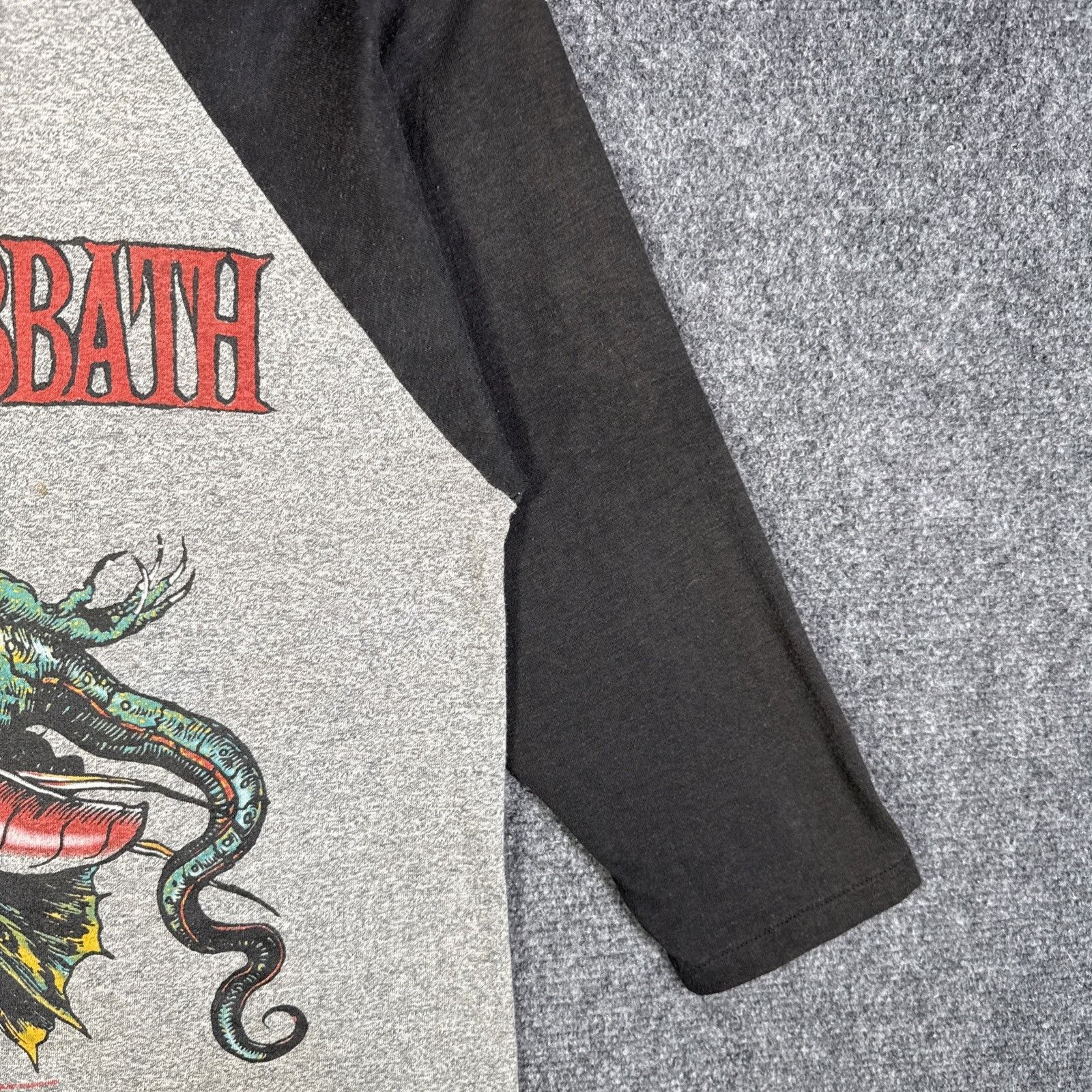 Ozzy Osbourne Vintage Black Sabbath Shirt Mens Medium Black 80s 1986 Tour Size US M / EU 48-50 / 2 - 3 Thumbnail