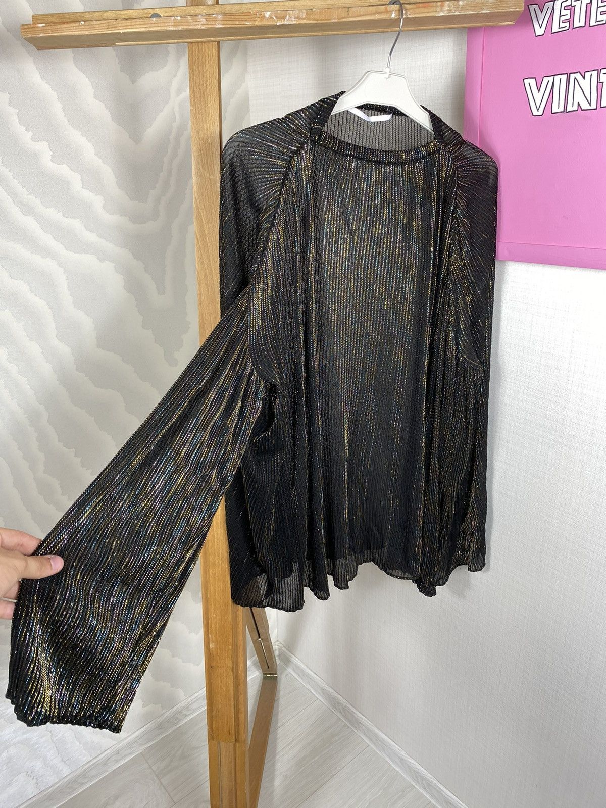 Rosetta Getty ROSETTA GETTY 18SS Pleated Glitter Blouse Size S / US 4 / IT 40 - 7 Thumbnail