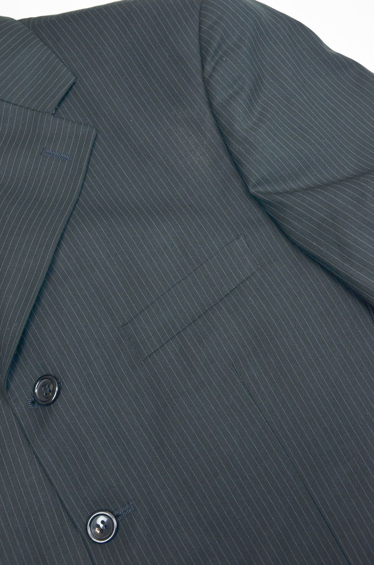 Armani Collezioni Emporio Armani Collezioni Vintage Pinstripe Blazer 50L Size 48R - 6 Thumbnail