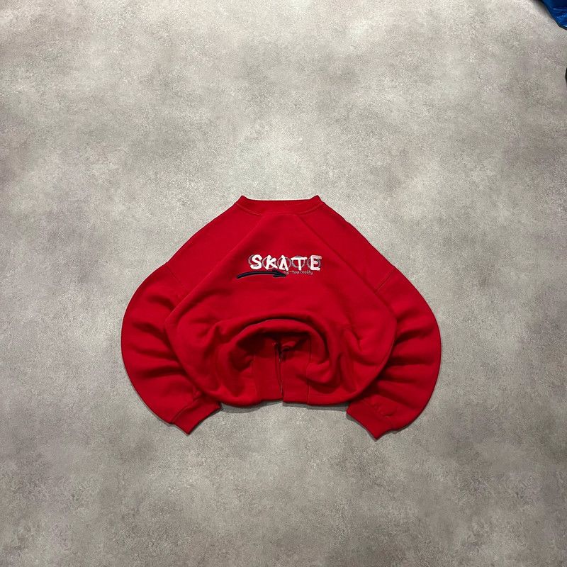 Japanese Brand Vintage Skate Skater Sweatshirt Rap Hip Hop Baggy Y2K Trendy Size US XXL / EU 58 / 5 - 1 Thumbnail