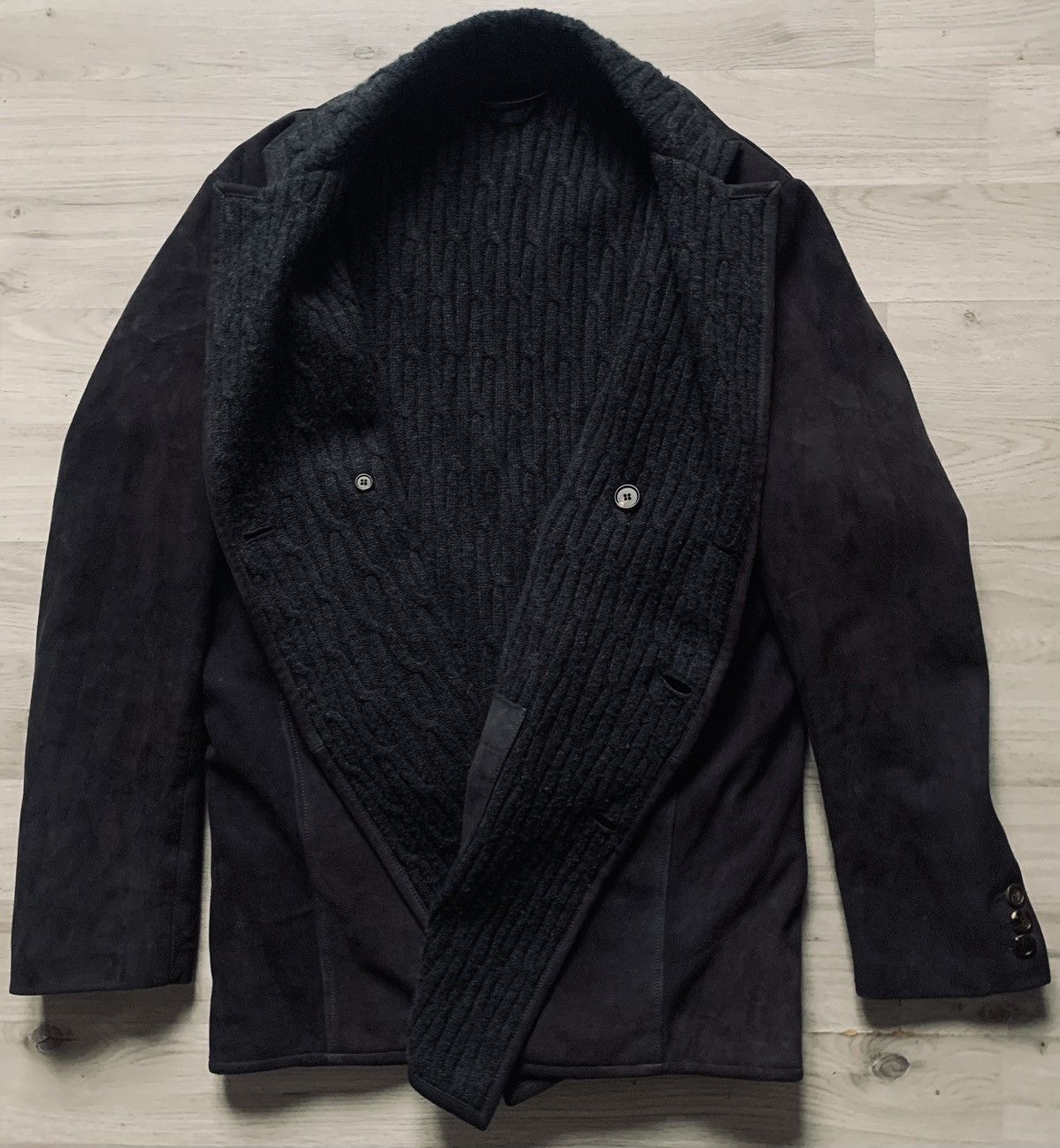 Local Authority Shearling coat with subtle embossed logo on suede Size US L / EU 52-54 / 3 - 10 Thumbnail