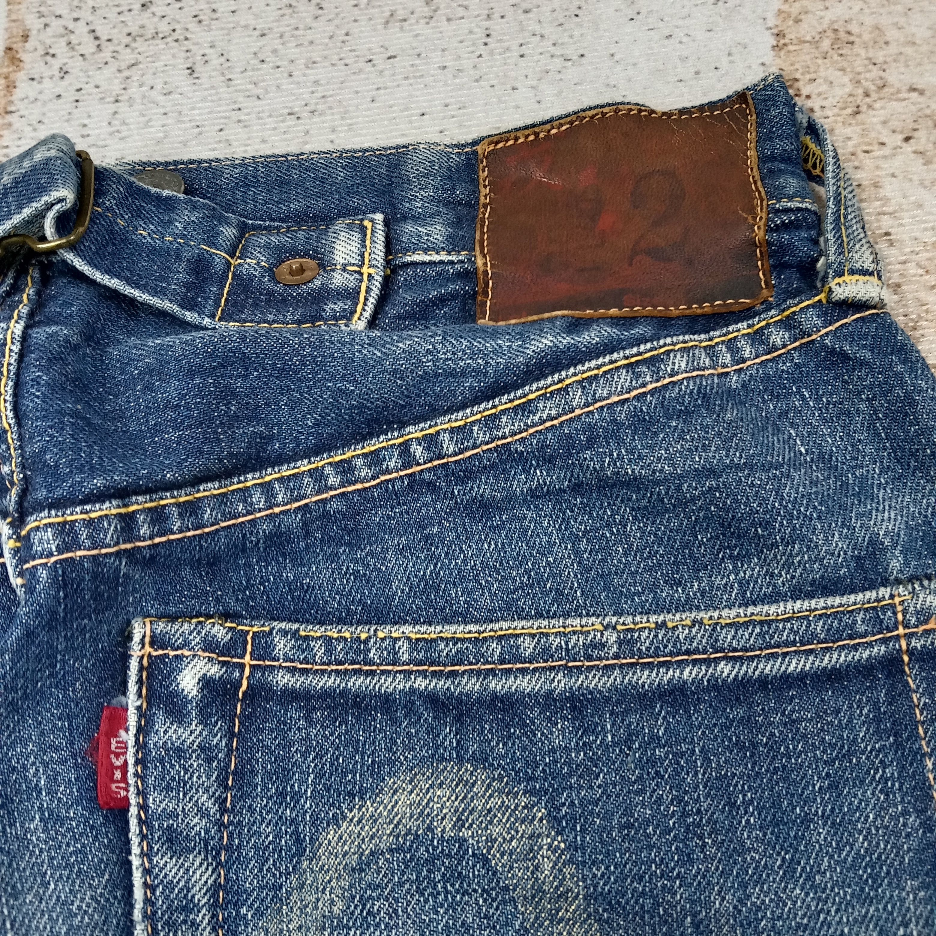 Evisu Evisu Japanese Selvedge 3 Quarters Denim Jeans C258N14 Size US 27 - 3 Thumbnail