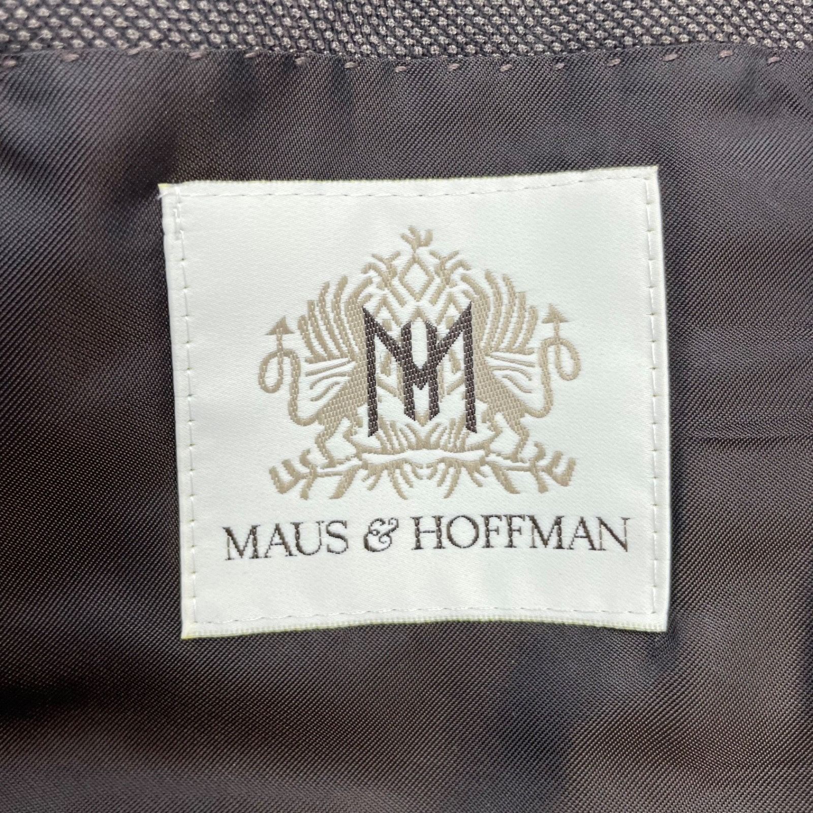Hickey Freeman Hickey Freeman x Maus Hoffman Men’s Suit Brown Birdseye • US Size 44L - 7 Thumbnail