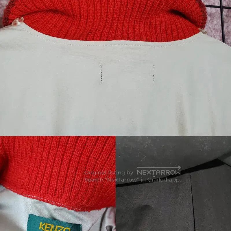 Kenzo Kenzo Red Wool Blend Half-Zip Pullover for Women . Size M / US 6-8 / IT 42-44 - 6 Thumbnail