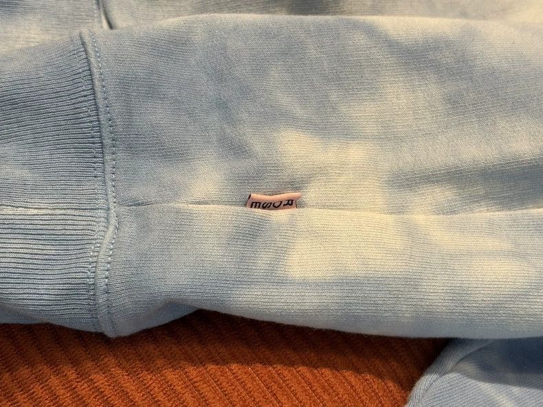 Martine Rose martine rose tie-dye sweatshirt in blue Size US XL / EU 56 / 4 - 3 Thumbnail