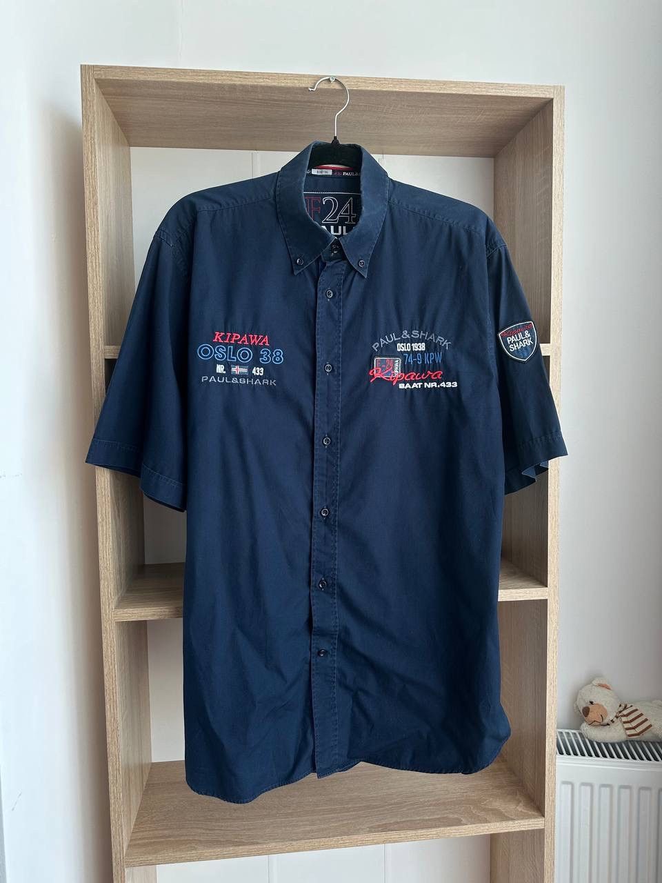 Paul & Shark × Vintage Vintage Paul Shark Kipawa Collection Excellent Blue Shirt Size US L / EU 52-54 / 3 - 2 Thumbnail
