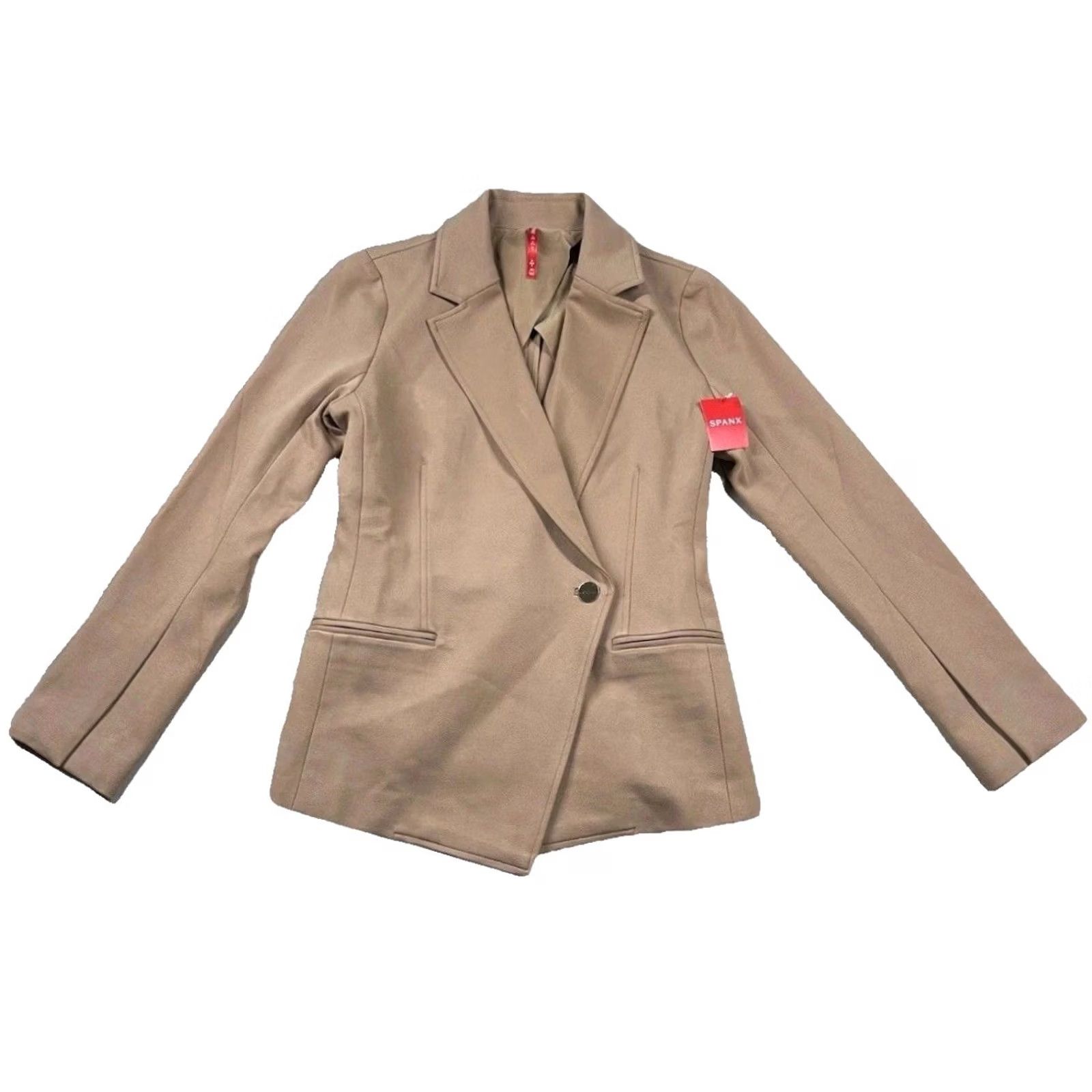 Spanx Spanx Blazer Womens S Brown Rayon Blend Stretch Vintage No Size S / US 4 / IT 40 - 2 Thumbnail