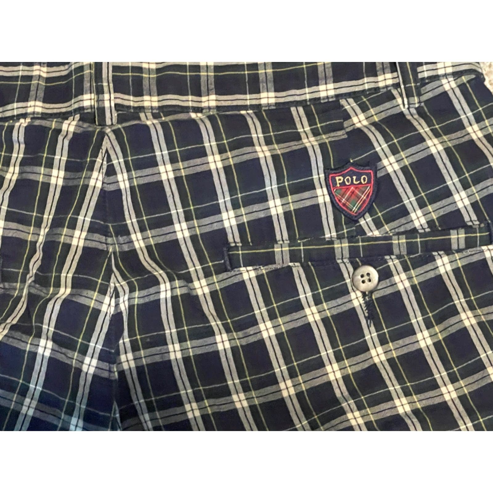 Polo Ralph Lauren VINTAGE Polo Ralph Lauren Golf Shorts Blue Green Plaid Size 32 USA Regular Men Size US XS / EU 42 / 0 - 5 Thumbnail