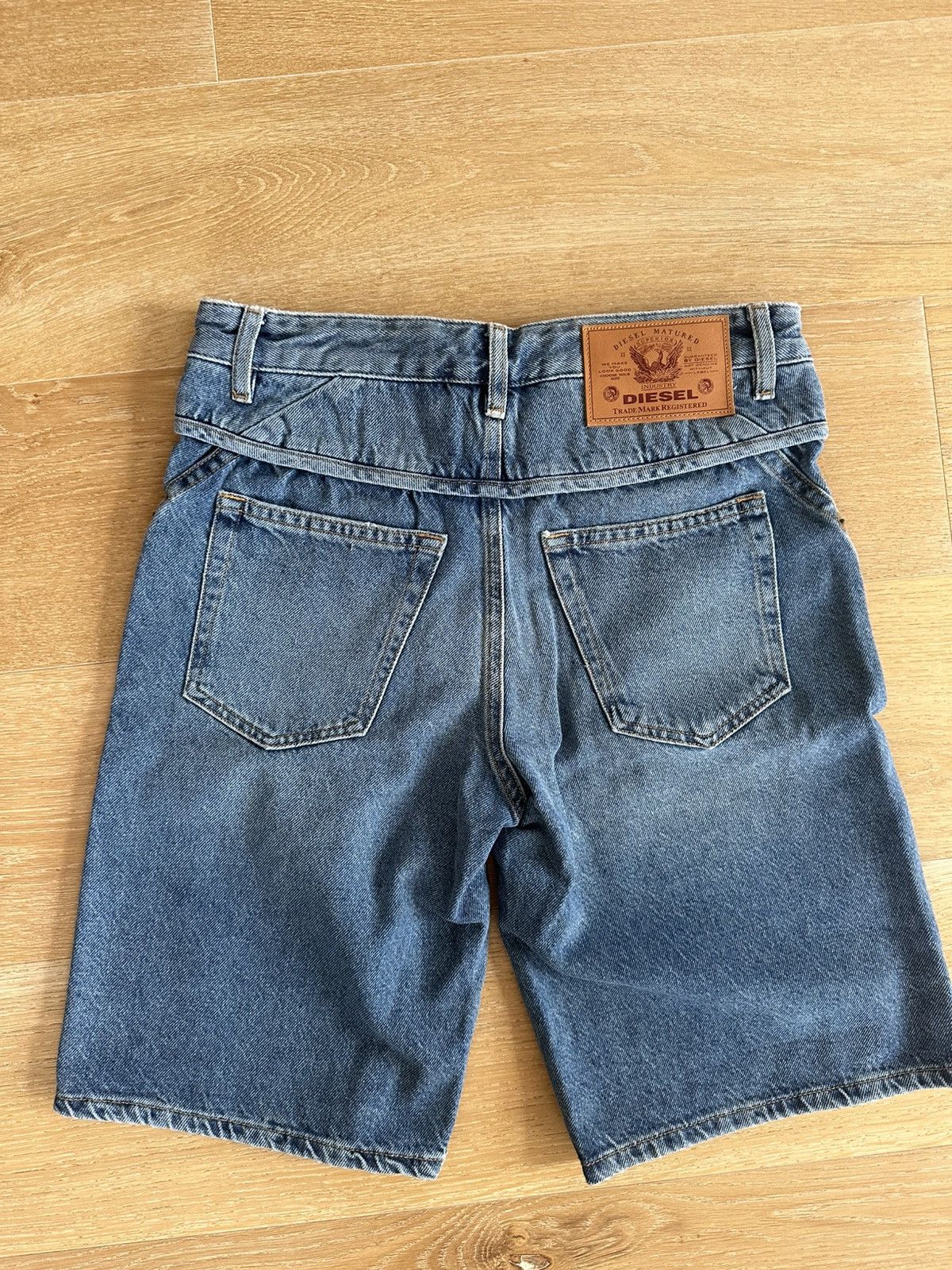Diesel Diesel Matured Regular Denim Jean Shorts Blue Size US 26 / EU 42 - 4 Thumbnail