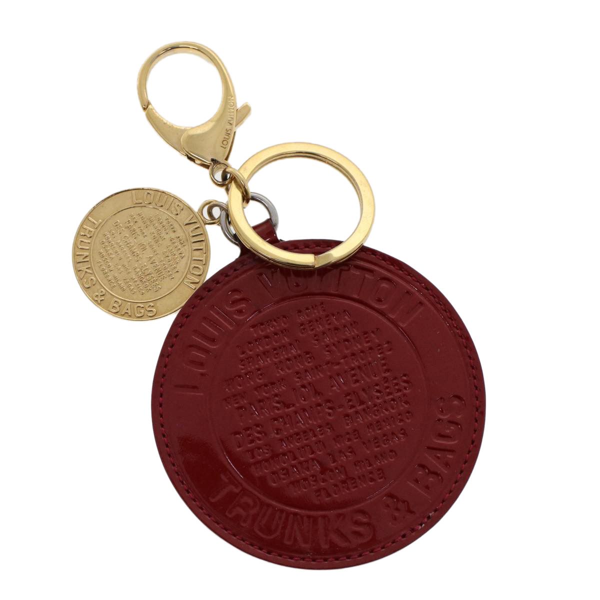 Louis Vuitton Authentic Metal bijoux sac tapage Key Chain Bag Charm Auth LV