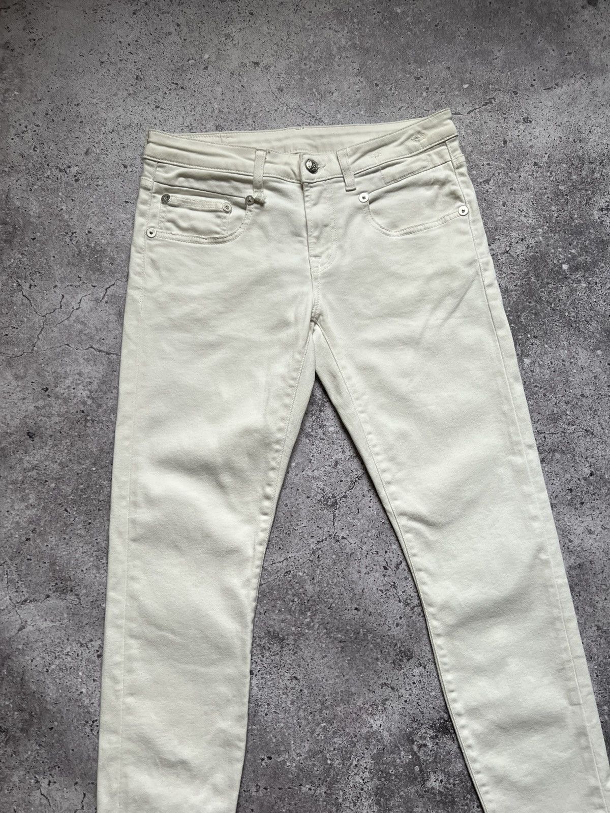 R13 R13 Women Pants Boy Skinny White Size 26" / US 2 / IT 38 - 2 Thumbnail