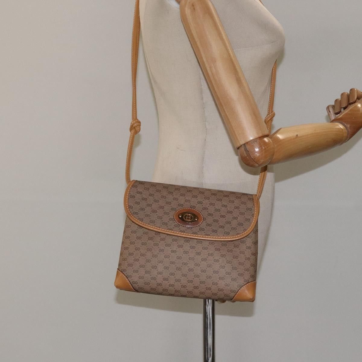 Gucci GUCCI Micro GG Supreme Shoulder Bag Beige Gold 007 92 007 92 Size ONE SIZE - 23 Thumbnail