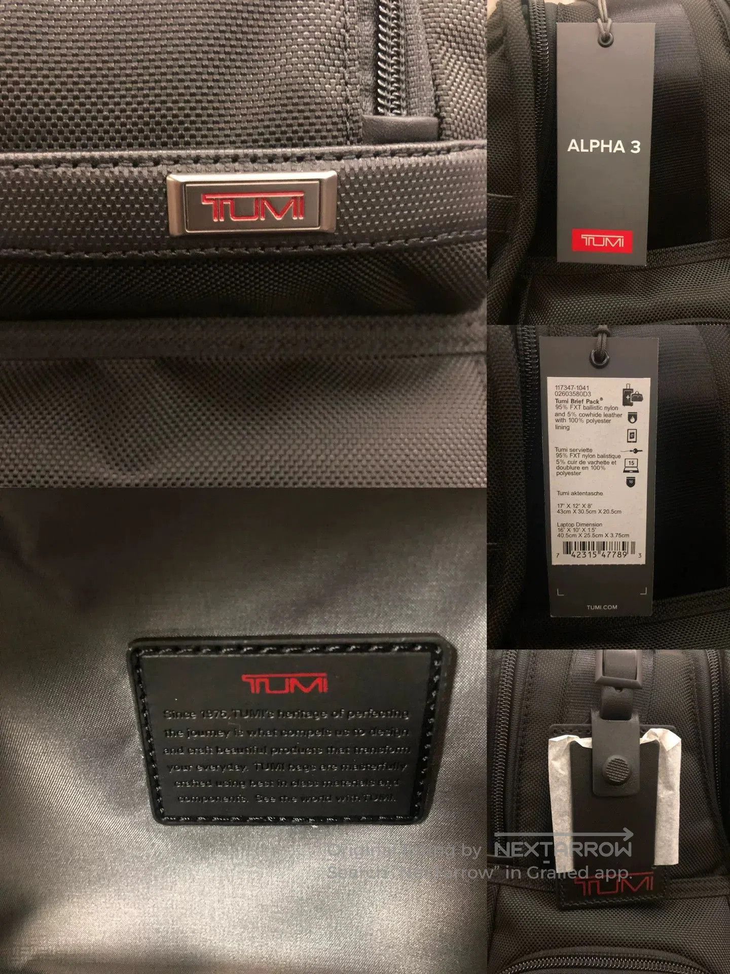 Tumi TUMI Alpha 3 Business Travel Backpack. Size ONE SIZE - 3 Thumbnail