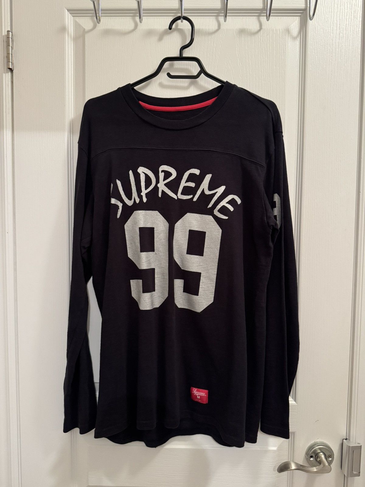 Supreme Size Medium Black Supreme®/Number Nine Raglan L/S Top