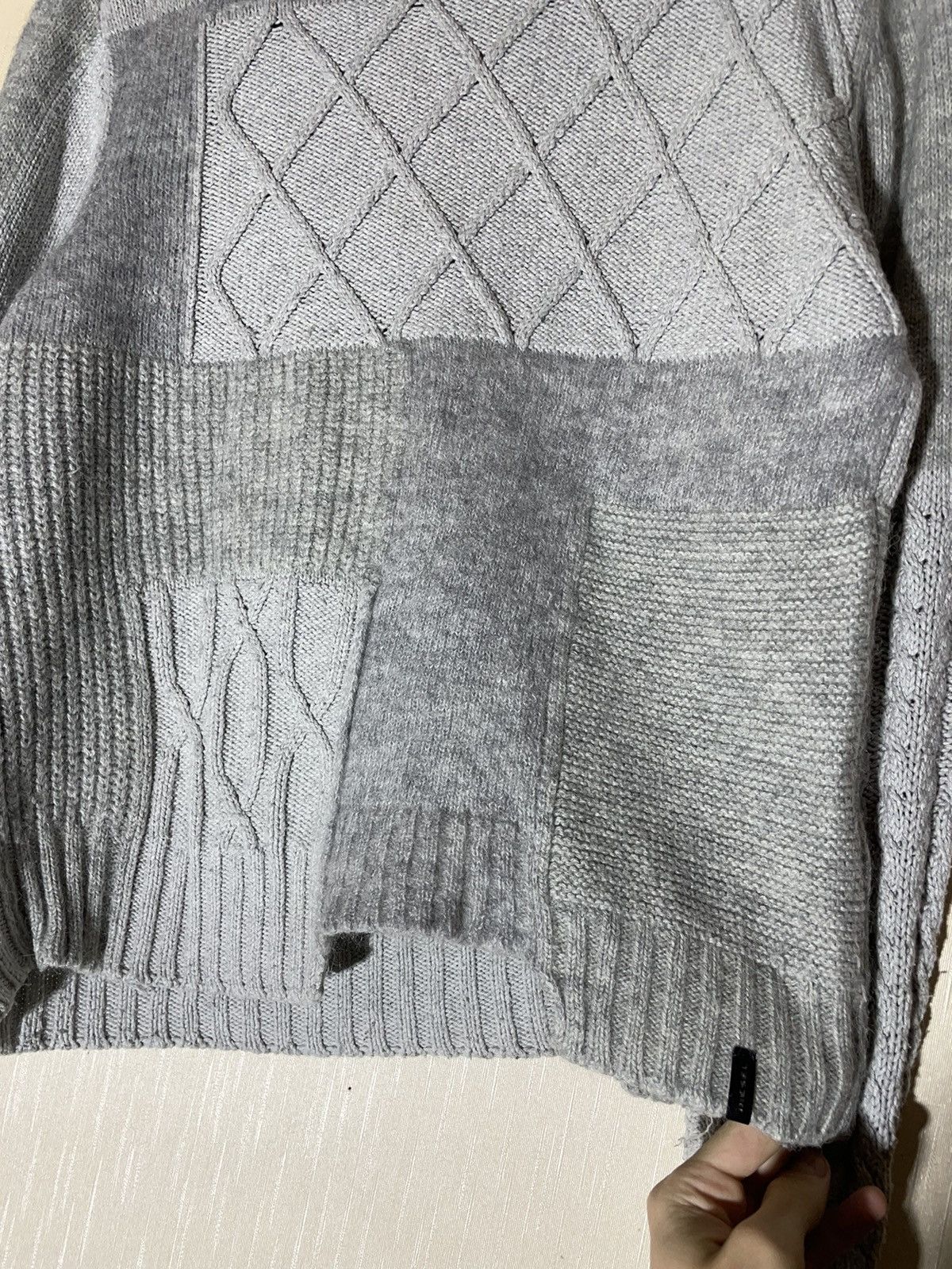 Diesel × Japanese Brand Diesel rare patchwork sweatshirt Size US M / EU 48-50 / 2 - 8 Thumbnail