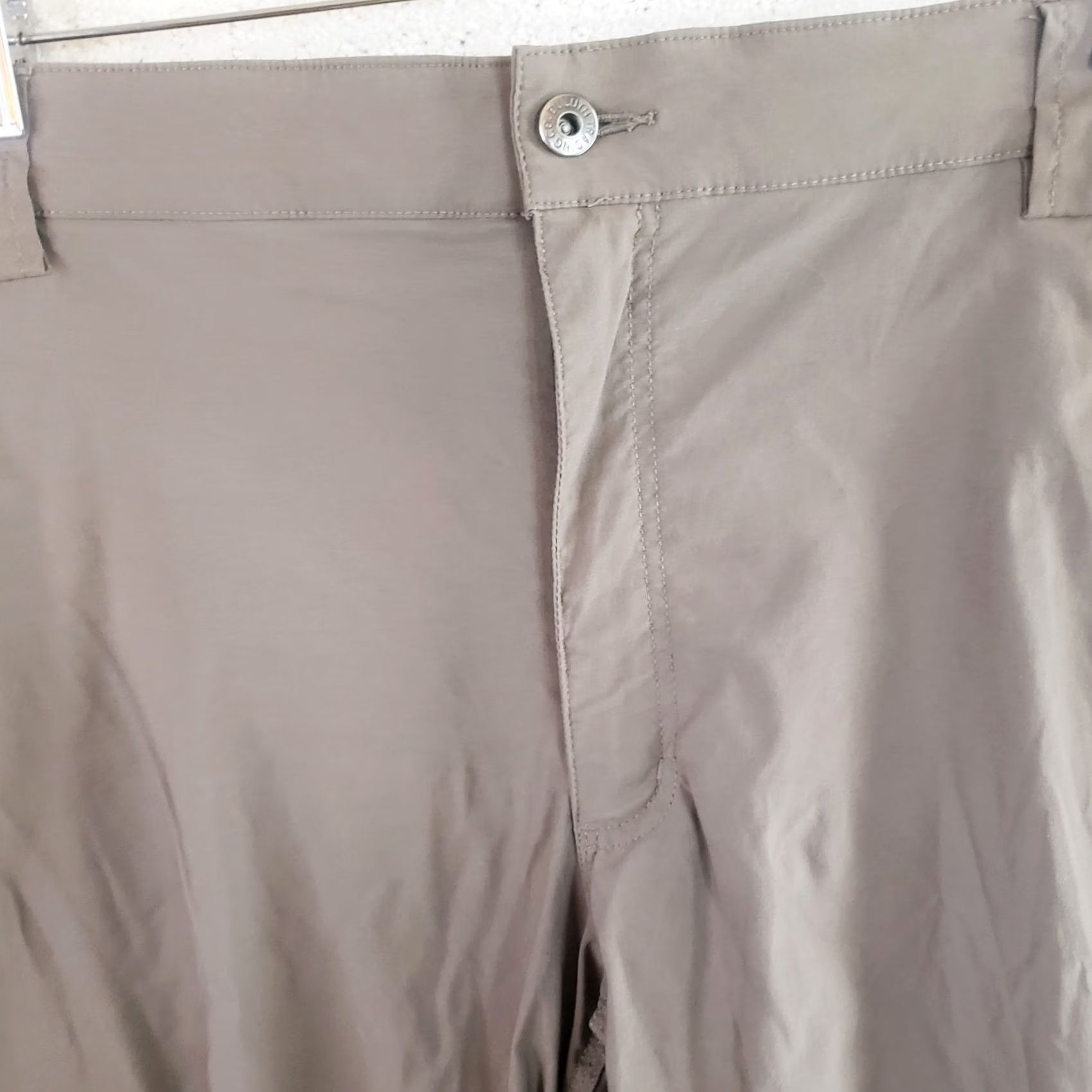 Vintage Duluth Trading Dry on the Fly Cargo Shorts Men 46"x11" Brown Nylon Spandex Size US 30 / EU 46 - 3 Thumbnail