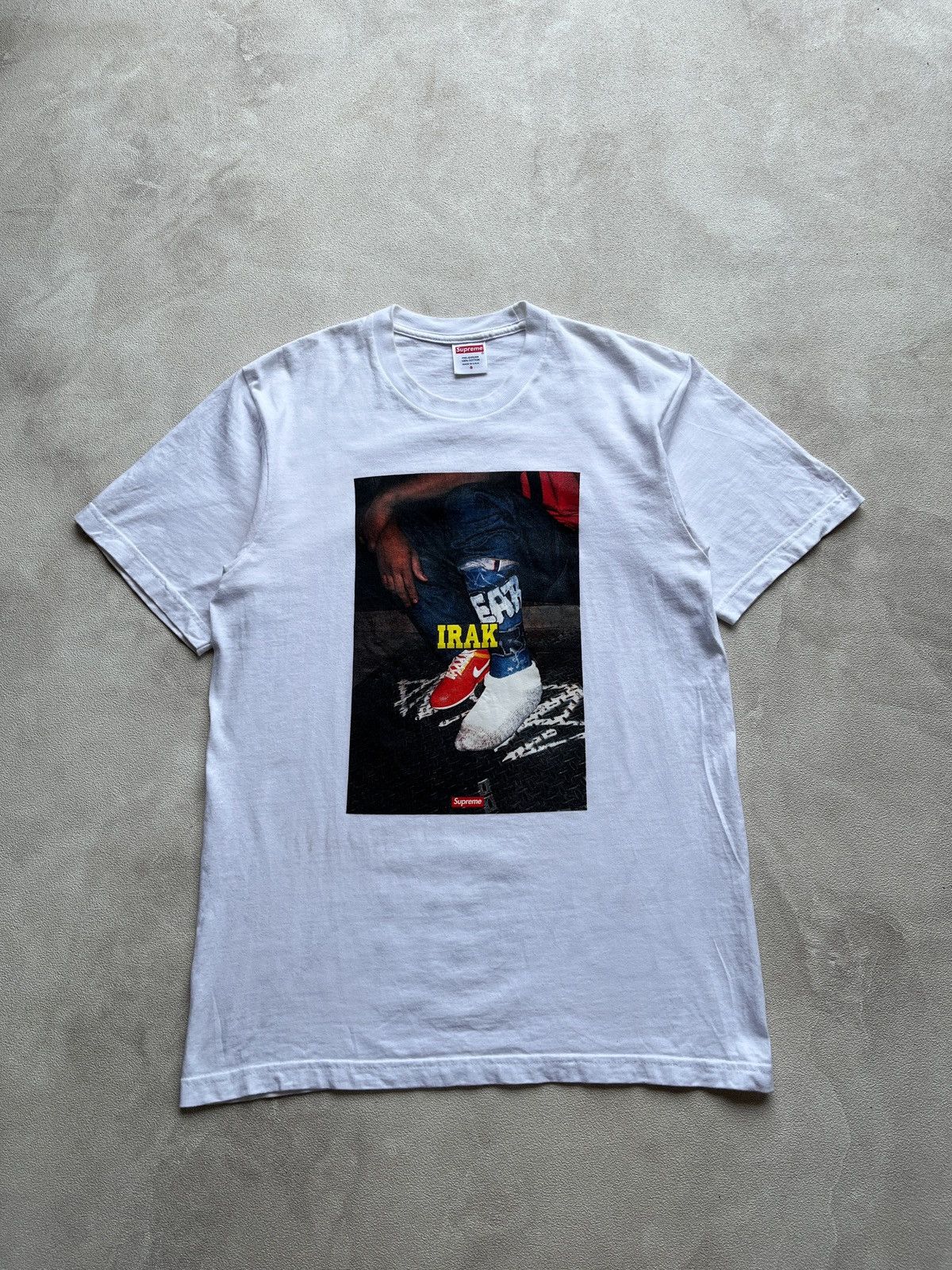 IRAK × Supreme Supreme X Irak Cast White Tee Size US S / EU 44-46 / 1 - 1 Thumbnail