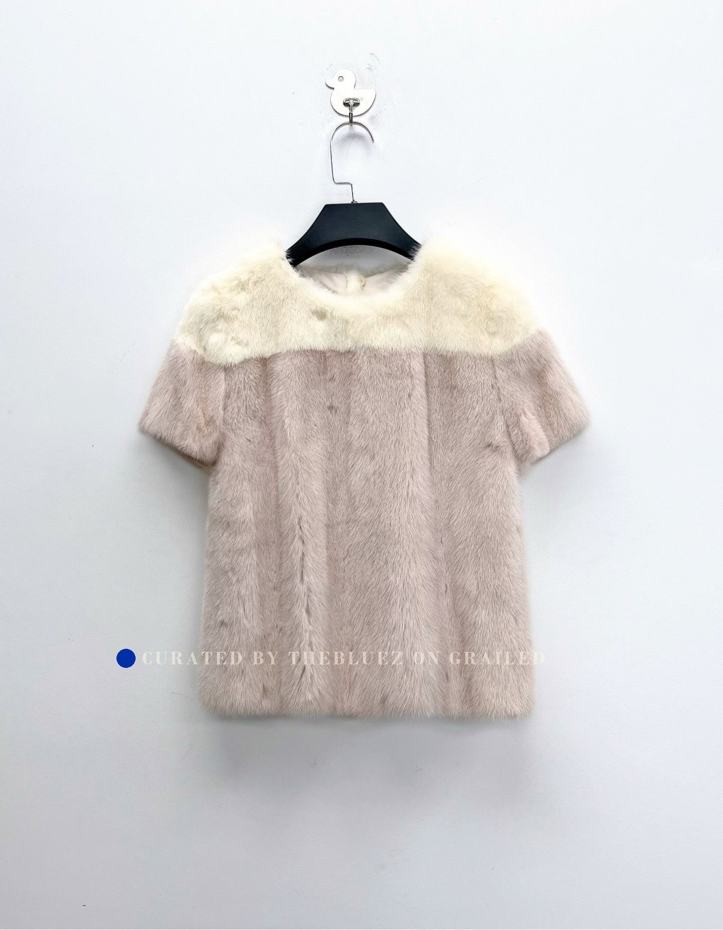 Dior Dior White Pink Purple Mink Shawl Jacket Size XS / US 0-2 / IT 36-38 - 1 Thumbnail
