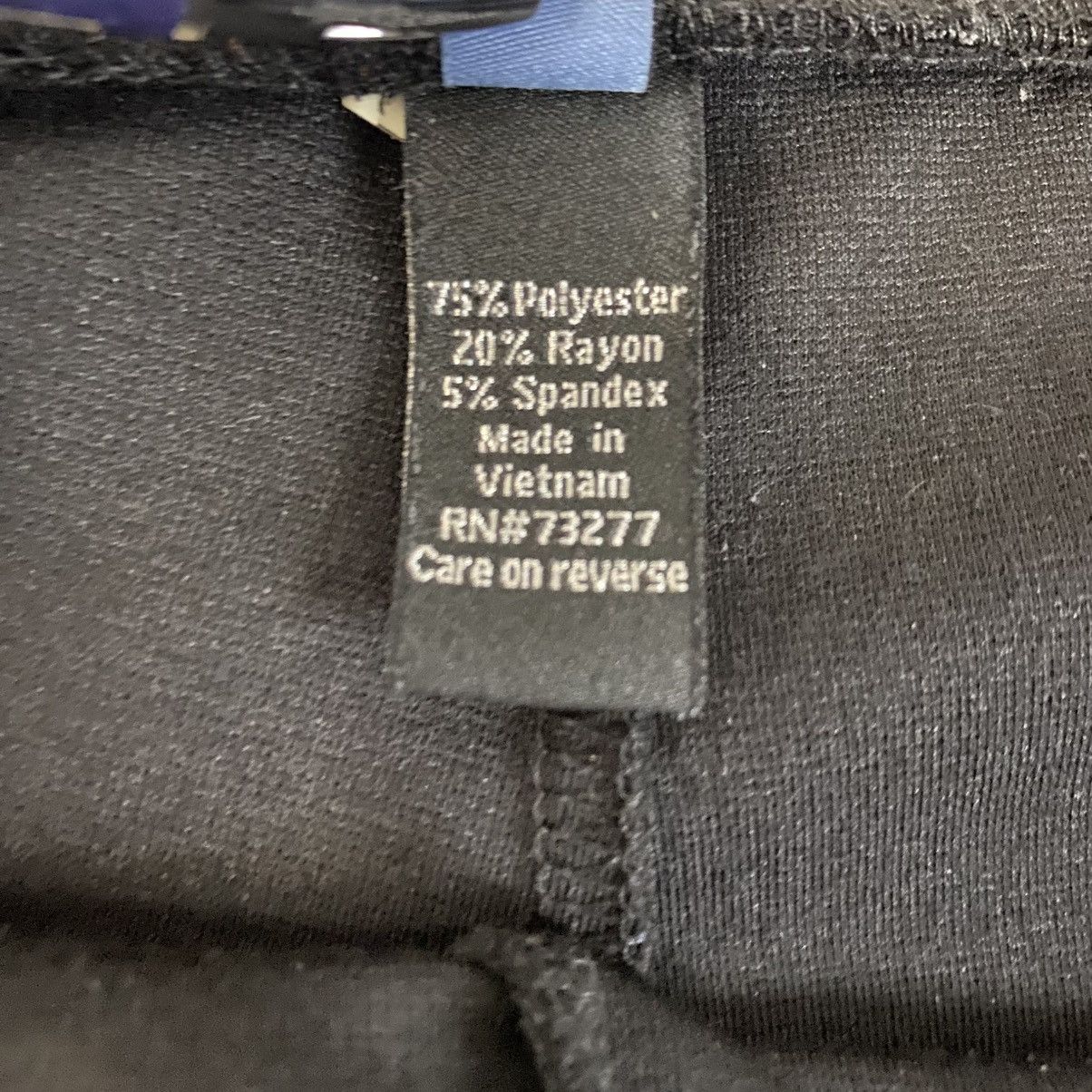 Apt. 9 Apt 9 Pull On Pants Womens Black Modern Fit Stretchy XL Size 37" - 8 Thumbnail