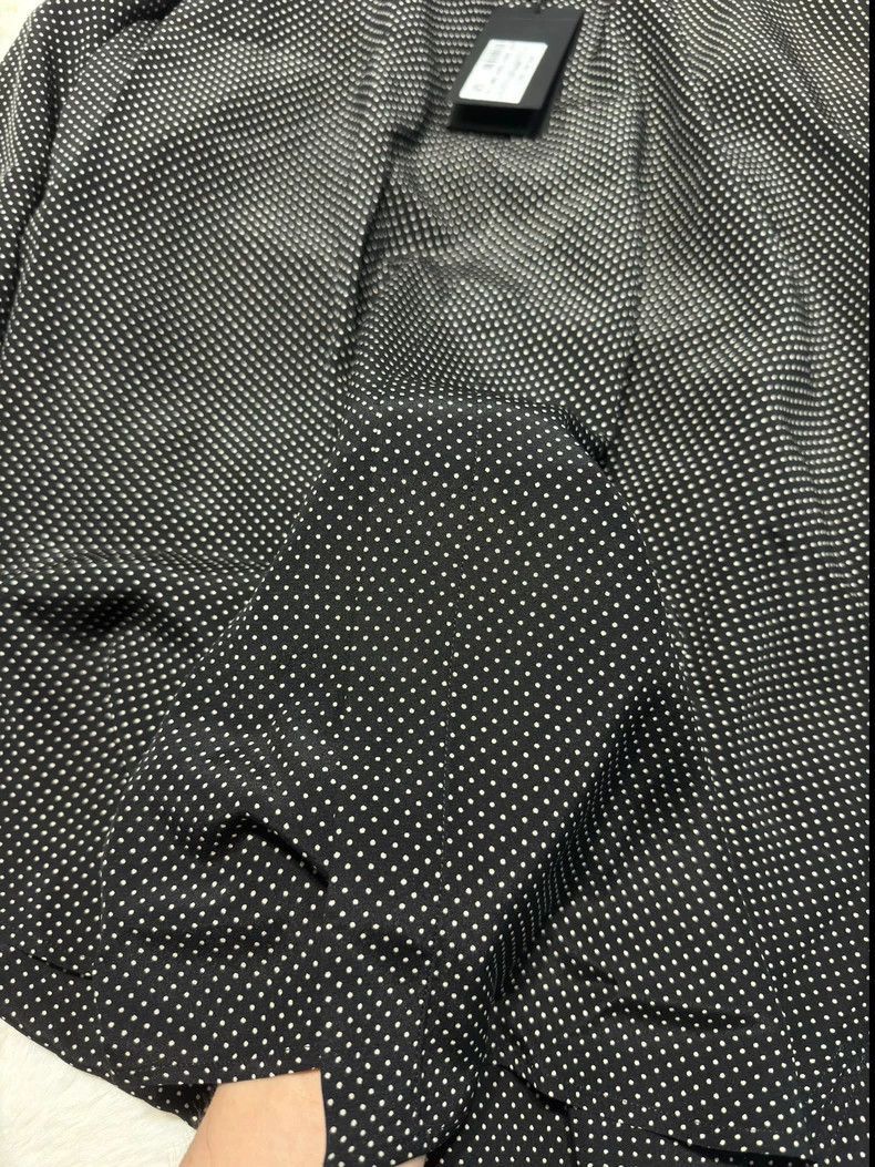Saint Laurent Paris Saint Laurent Silk Polka Dot Shirt-2505 Size US L / EU 52-54 / 3 - 9 Thumbnail