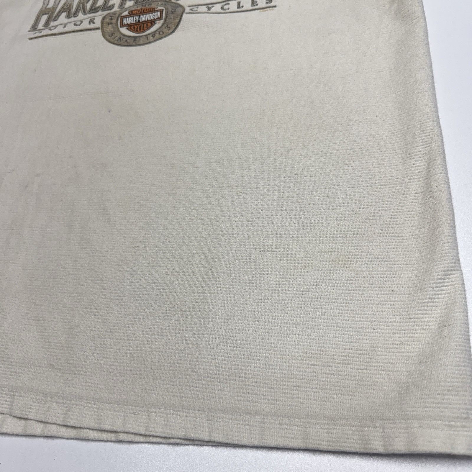 Harley Davidson Vintage Y2K Harley Davidson T Shirt Mens XL 23.5x27.5 White Size US XL / EU 56 / 4 - 13 Thumbnail