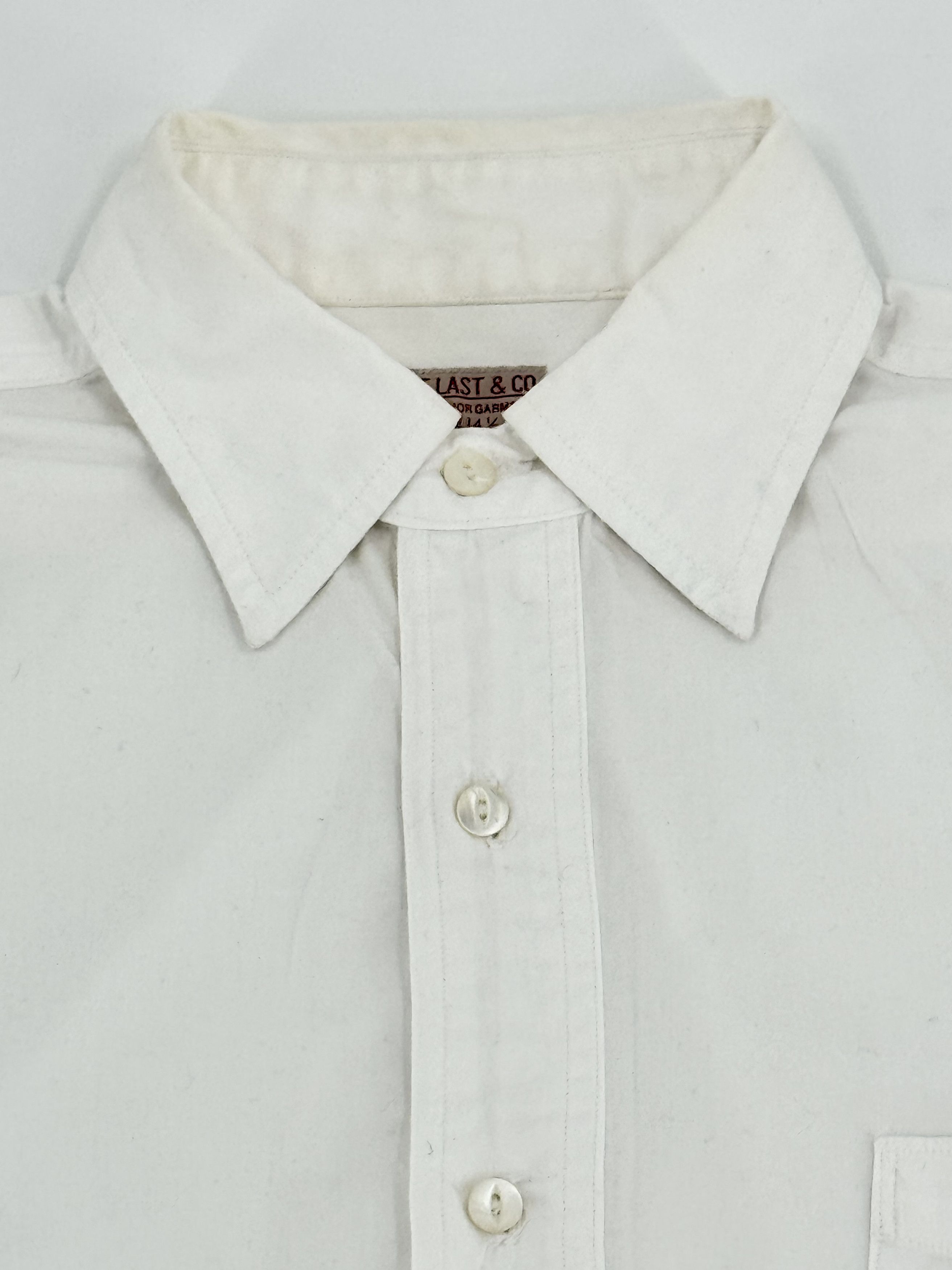 At Last & Co At Last & Co. Timeworn Clothing White Pullover Shirt 14.5 Size US S / EU 44-46 / 1 - 3 Thumbnail