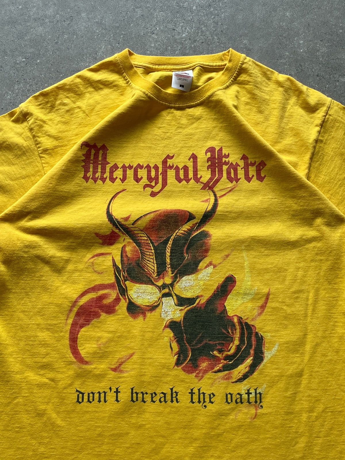 Vintage Mercyful fate vintage tee Size US L / EU 52-54 / 3 - 2 Thumbnail