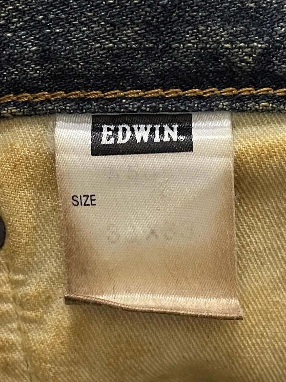 Edwin × Hysteric Glamour Vintage Edwin 505zx Mud Dirty Mud Wash Loose Selvedge Jeans Size US 33 - 18 Thumbnail