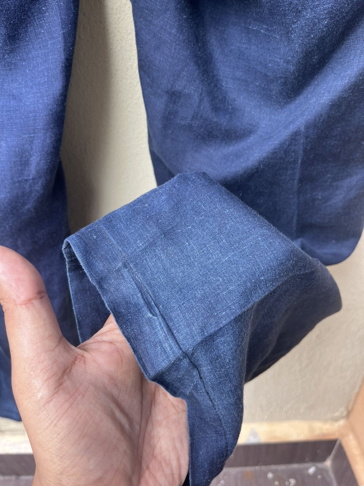 Yohji Yamamoto Ss93 yyph indigo linen Size US 32 / EU 48 - 5 Thumbnail