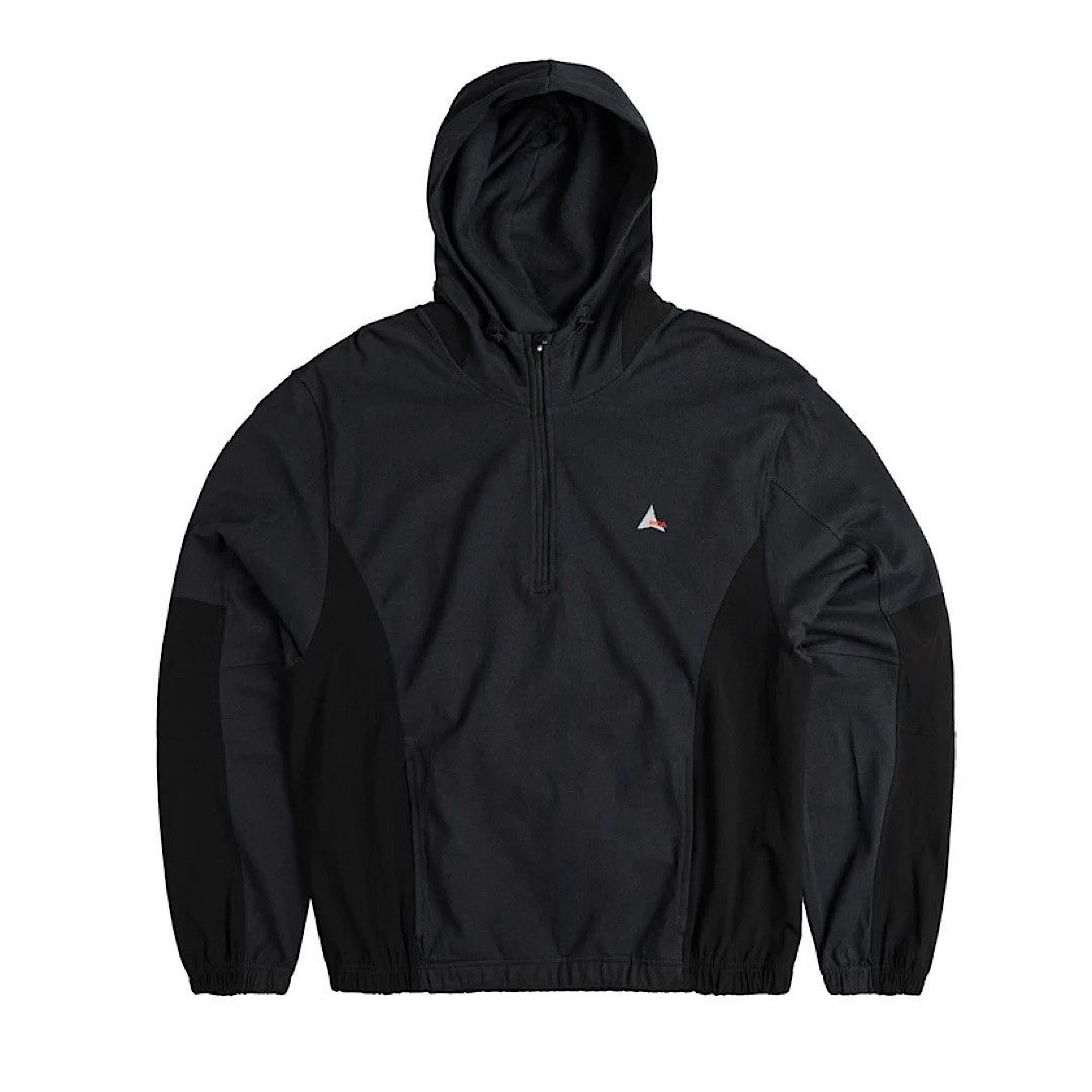 ROA ($345 Retail) ROA Paneled Half-Zip Cotton & Nylon Hoodie Size US S / EU 44-46 / 1 - 1 Thumbnail