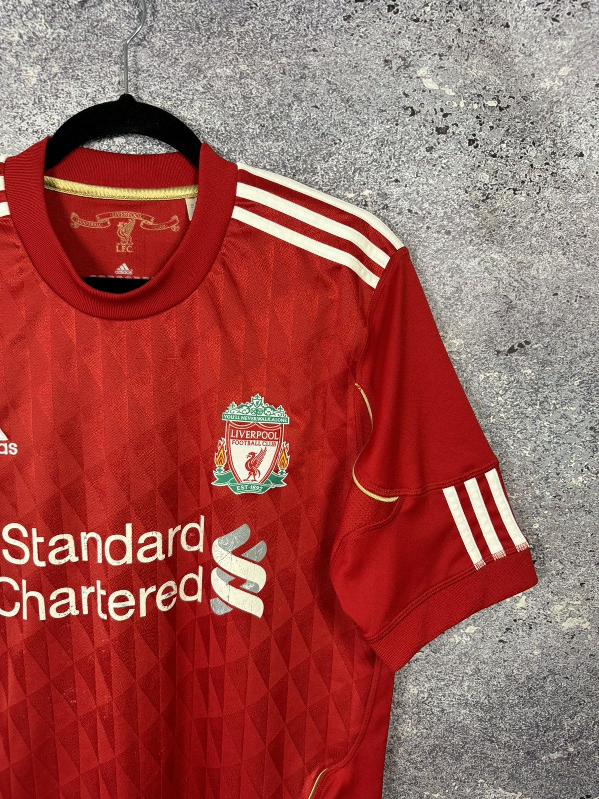 Adidas × Vintage Vintage Liverpool 2010/11 Adidas Soccer Jersey Medium Size US M / EU 48-50 / 2 - 2 Thumbnail
