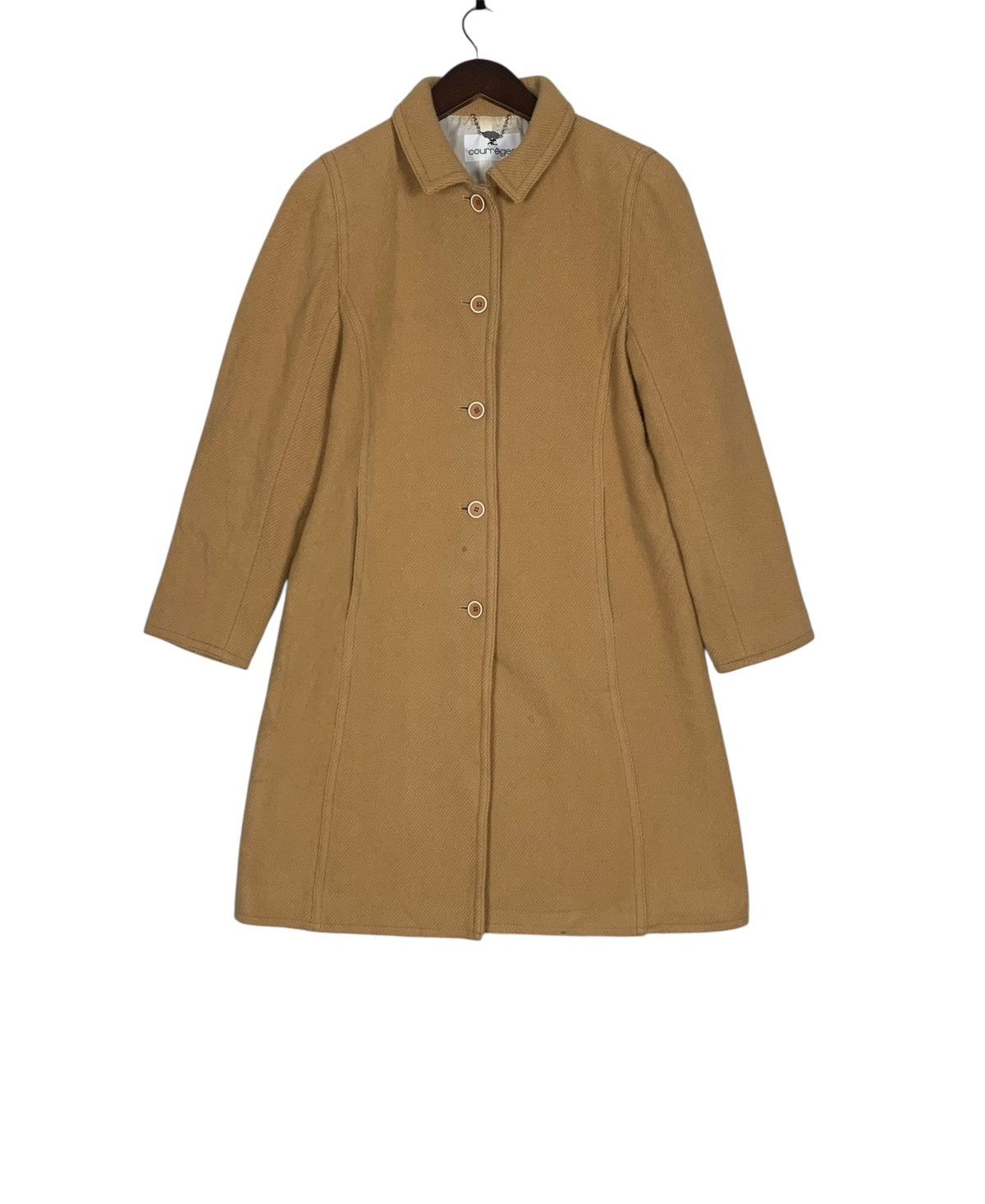 Courreges Vintage Courreges Luxury JapaneseBrand Long Coat Jacket Size S / US 4 / IT 40 - 1 Thumbnail