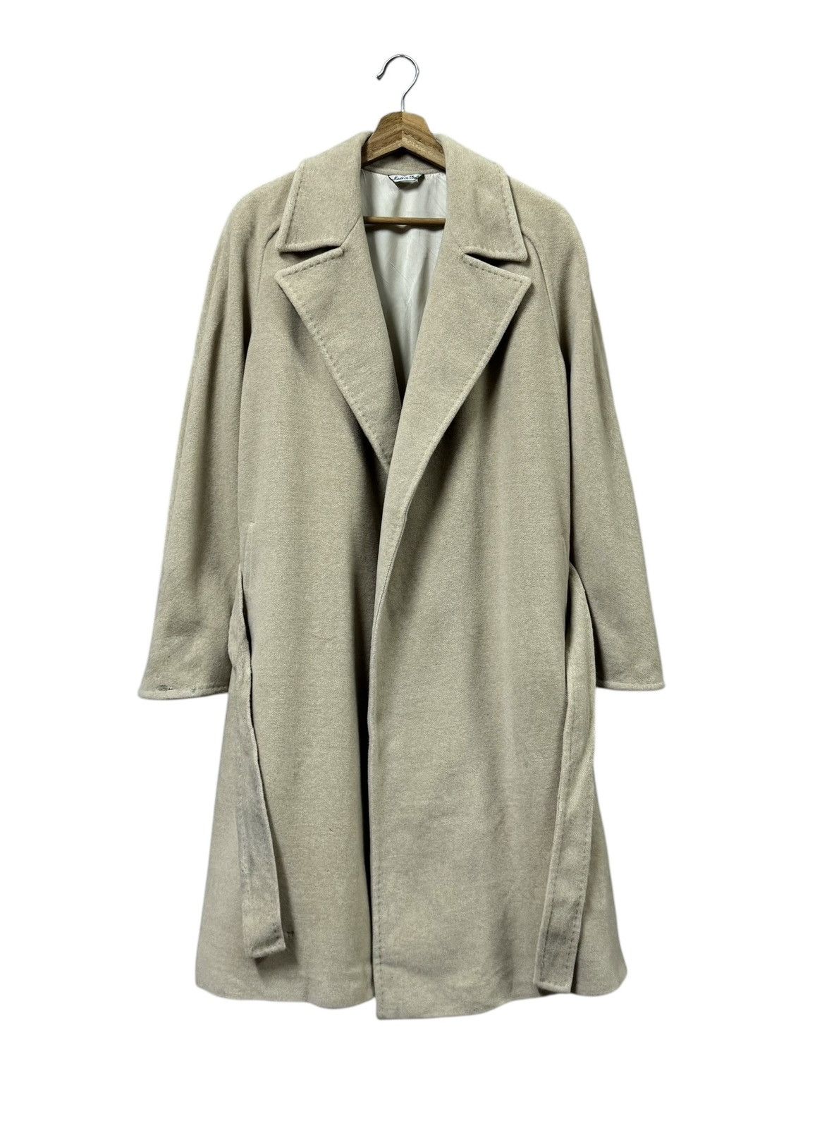 Giorgio Armani I Blues Tie-Belt Twill Coat Jacket *Only For Japan Release* Size US XS / EU 42 / 0 - 2 Thumbnail