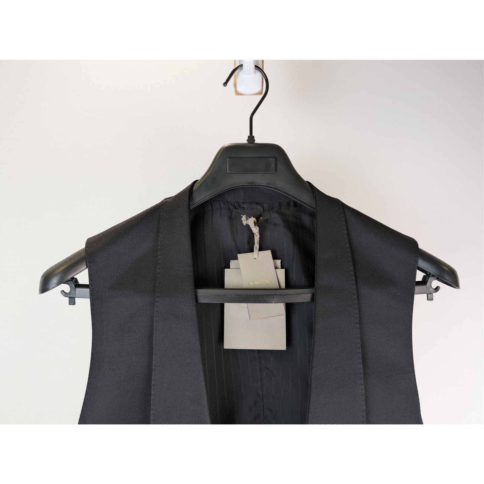 Tom Ford o1rshd1 Double-Breasted Tuxedo vest in Black Size US L / EU 52-54 / 3 - 3 Thumbnail