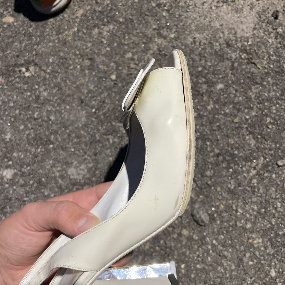 Salvatore Ferragamo Salvatore Ferragamo Sandals heels platform old shoes Size US 8 / IT 38 - 10 Thumbnail