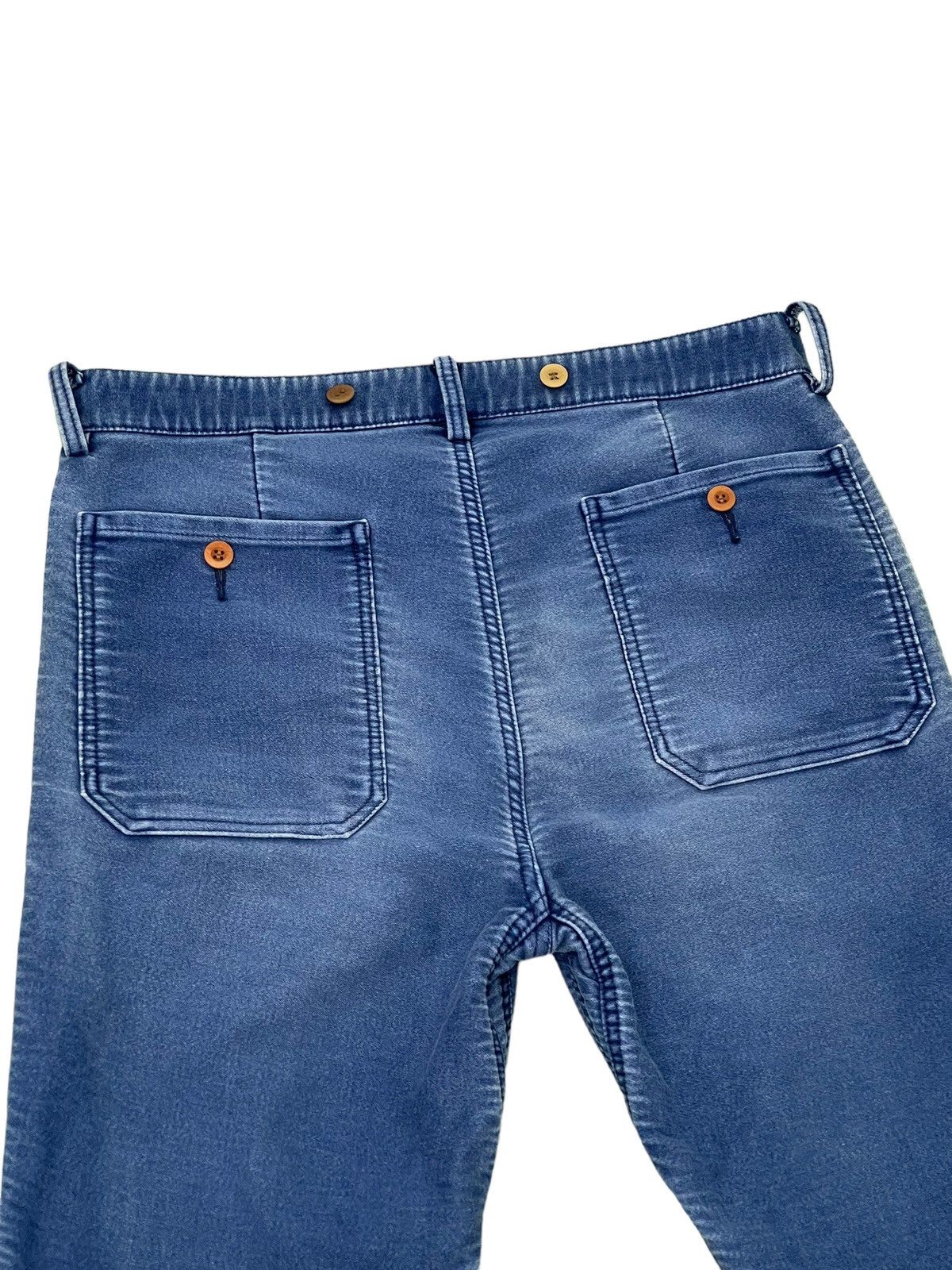 Visvim Cropped Moleskin Visvim Workwear Style Sweatpant Slim 6🟦5 Size US 32 / EU 48 - 8 Thumbnail