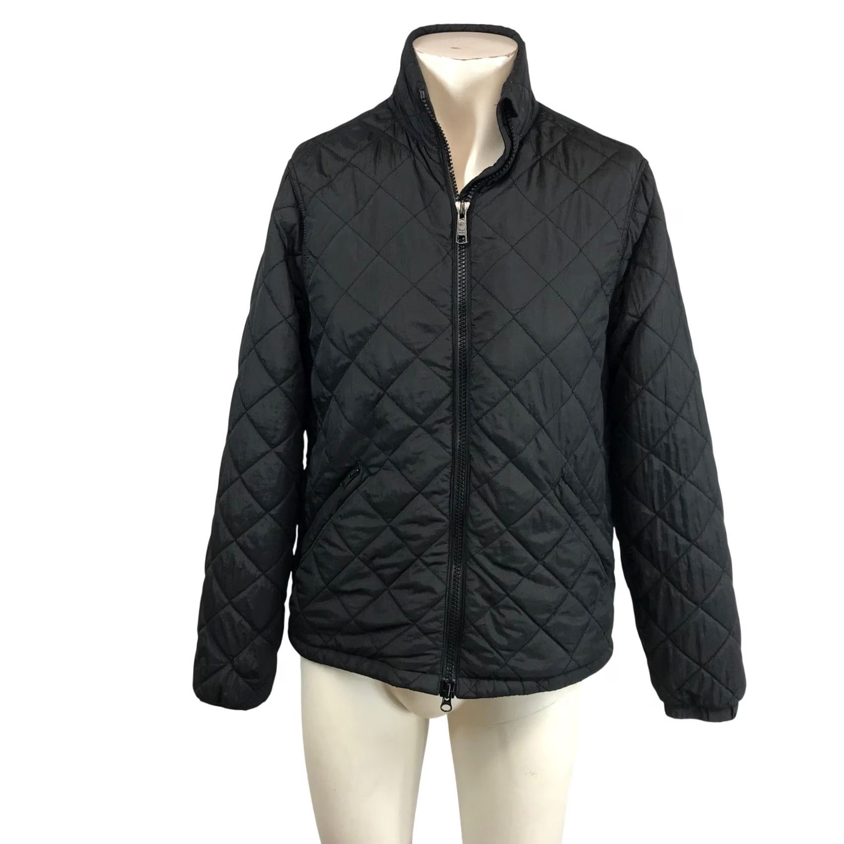 Taylor Stitch Taylor Stitch Mens Black Quilted Puffer Jacket Recycled Nylon Full Zip Size 38 Size US XXS / EU 40 - 2 Thumbnail