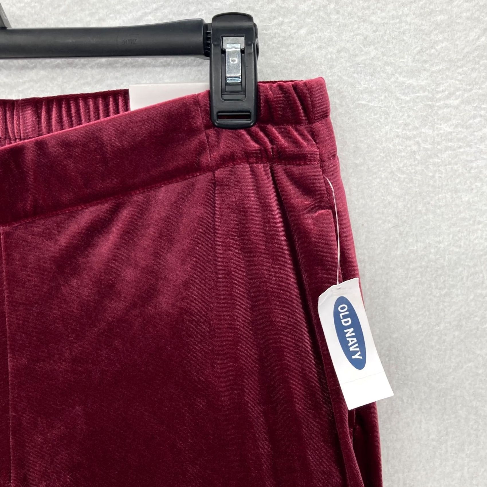 Old Navy Old Navy Womens Size Small Pink Soft Felt Fabric Wide Leg Cropped Pants NWT Size 28" / US 6 / IT 42 - 3 Thumbnail