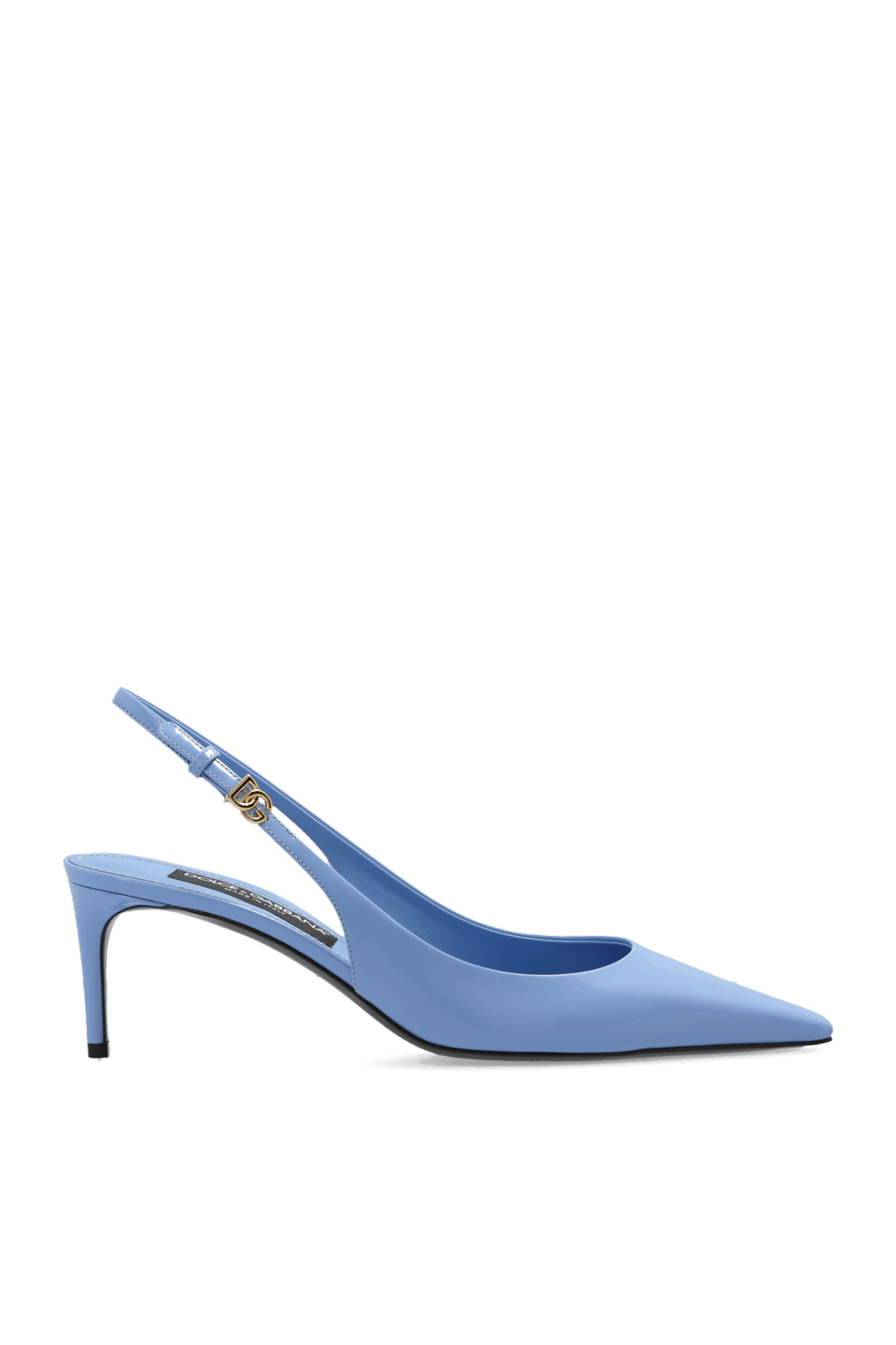 Dolce & Gabbana o1s22i1n0225 Glossy Leather Pumps in Light Blue Size US 10 / IT 40 - 1 Thumbnail